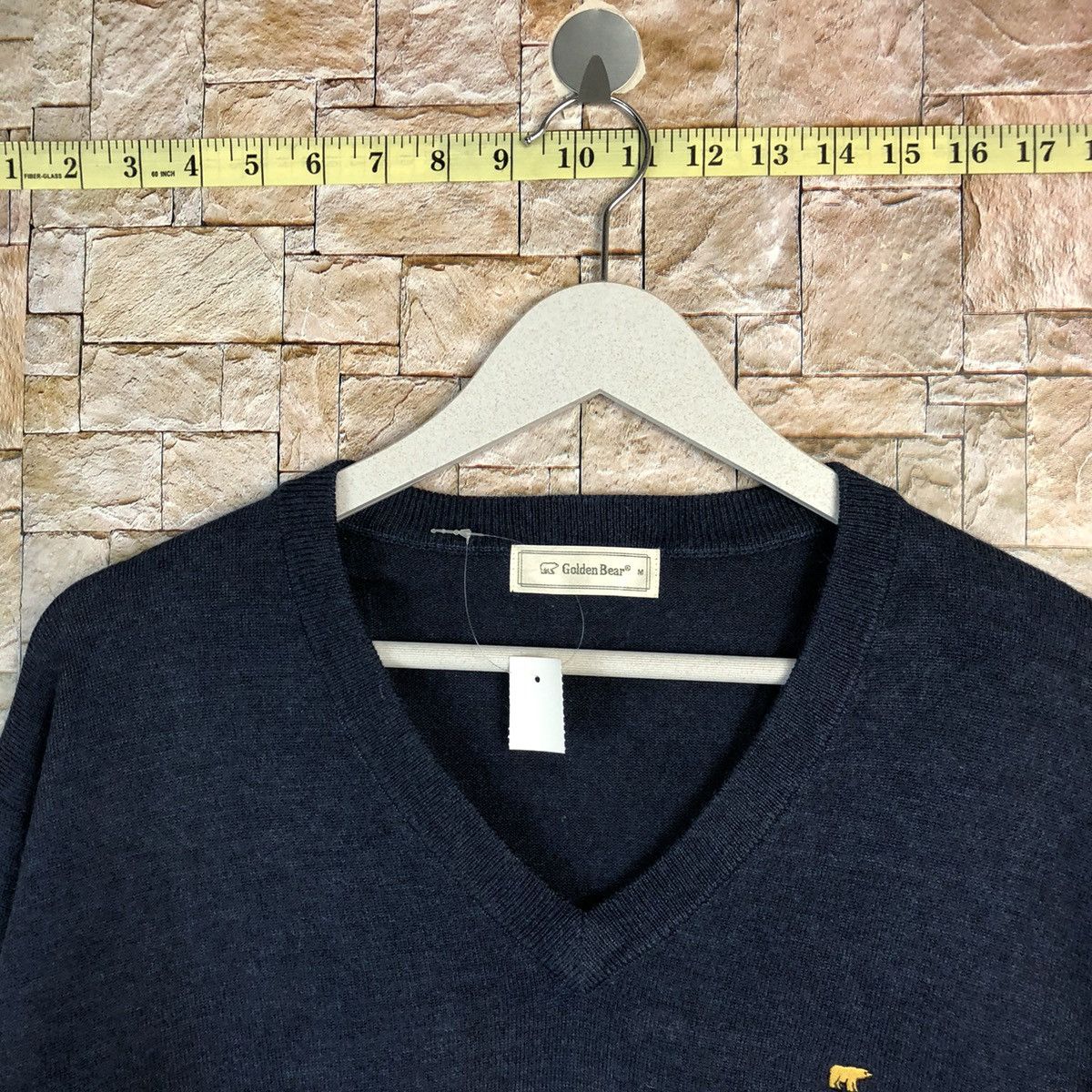 Golden Bear × Homespun Knitwear × Vintage Golden Bear vintage Dark Blue Knitwear #A848 Size US M / EU 48-50 / 2 - 4 Thumbnail