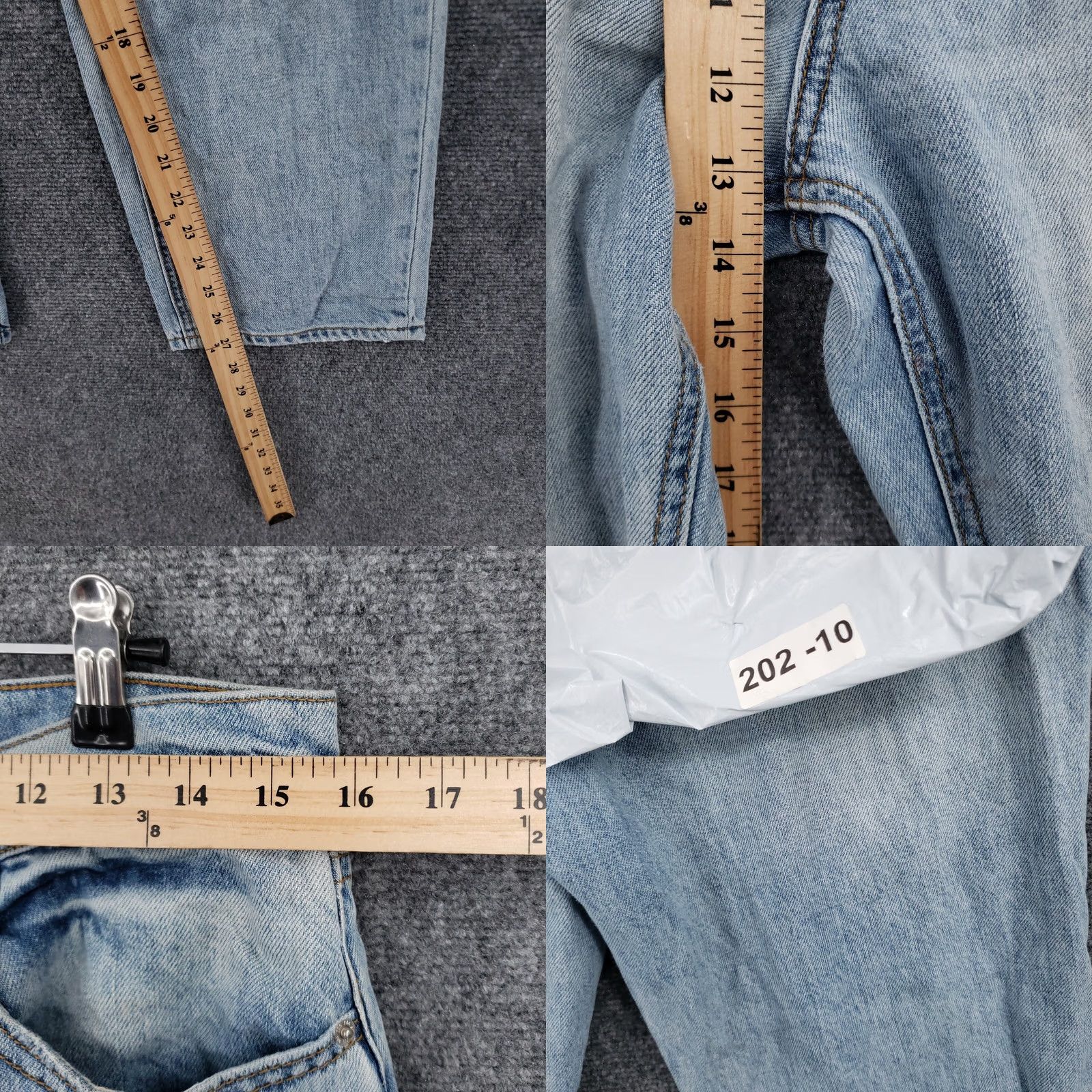 Bdg BDG Jeans Womens 30 Mid-Rise Straight Relaxed Fit Distressed Light Wash Blue Jeans Size 30" / US 8 / IT 44 - 9 Thumbnail