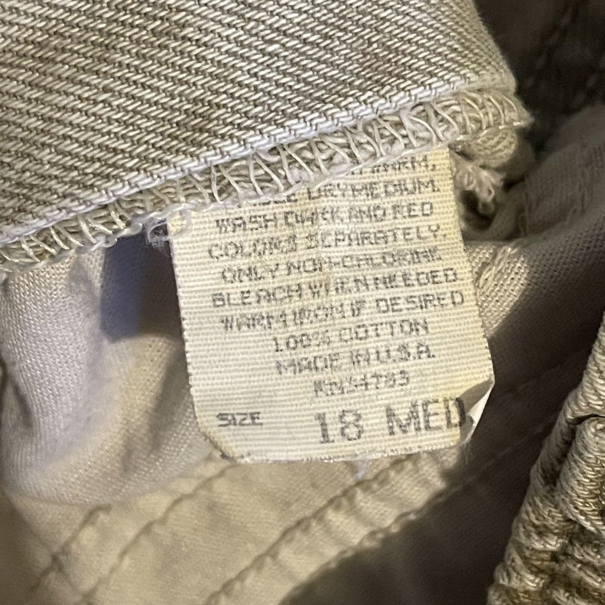 Lee Vintage Lee Jeans Women 18 Medium Beige Bootcut 80/90s 34x31 Size 34" / US 12 / IT 48 - 3 Thumbnail