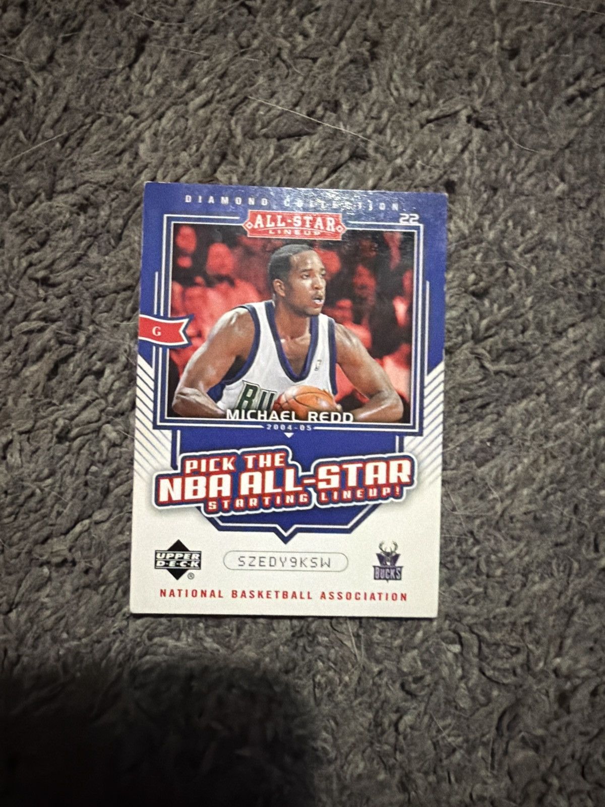 NBA 2004 Upper Deck #AS29 Michael Redd Card Size ONE SIZE - 1 Thumbnail