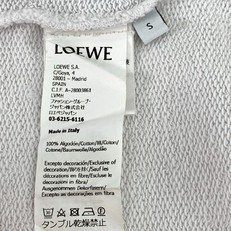 Loewe Loewe Patchwork logo letter print cotton hooded terry slee Size S / US 4 / IT 40 - 7 Thumbnail