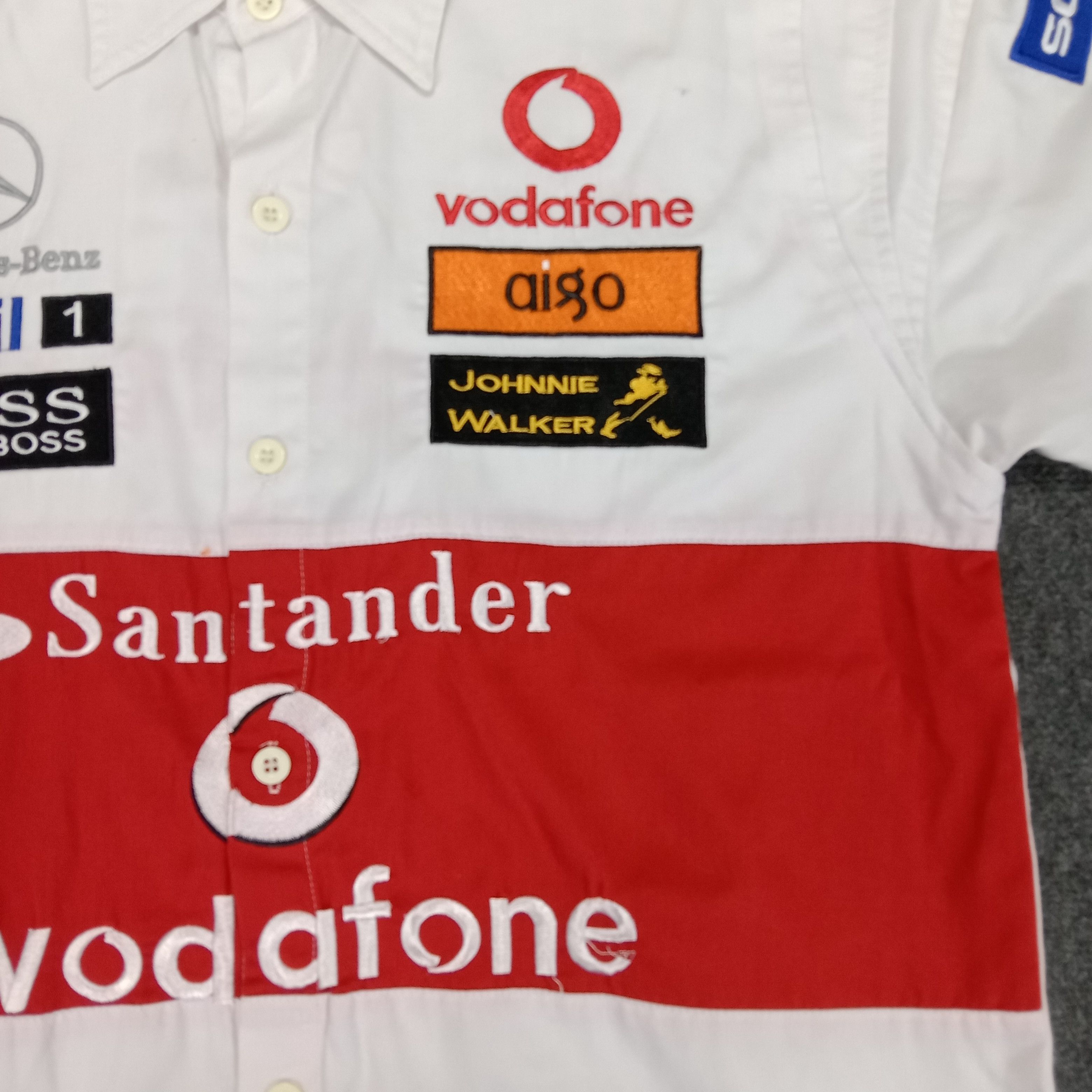 Mercedes-Benz × Vintage Mercedes Benz X Bridgestone X Vodafone Racing Shirt Size US L / EU 52-54 / 3 - 4 Thumbnail