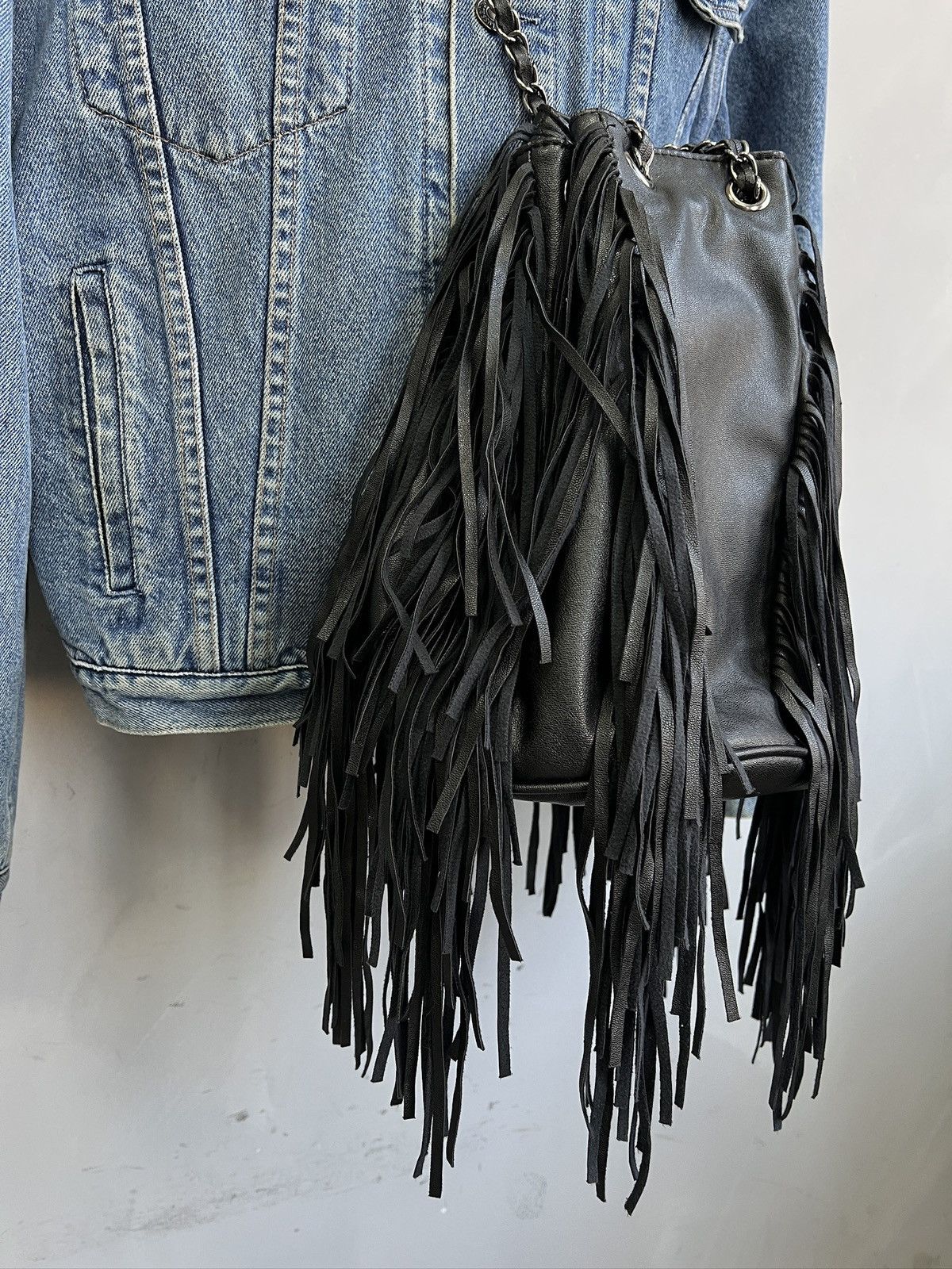 KMRii Gothic avant garde leather shoulder bag y2k style hype Size ONE SIZE - 11 Thumbnail
