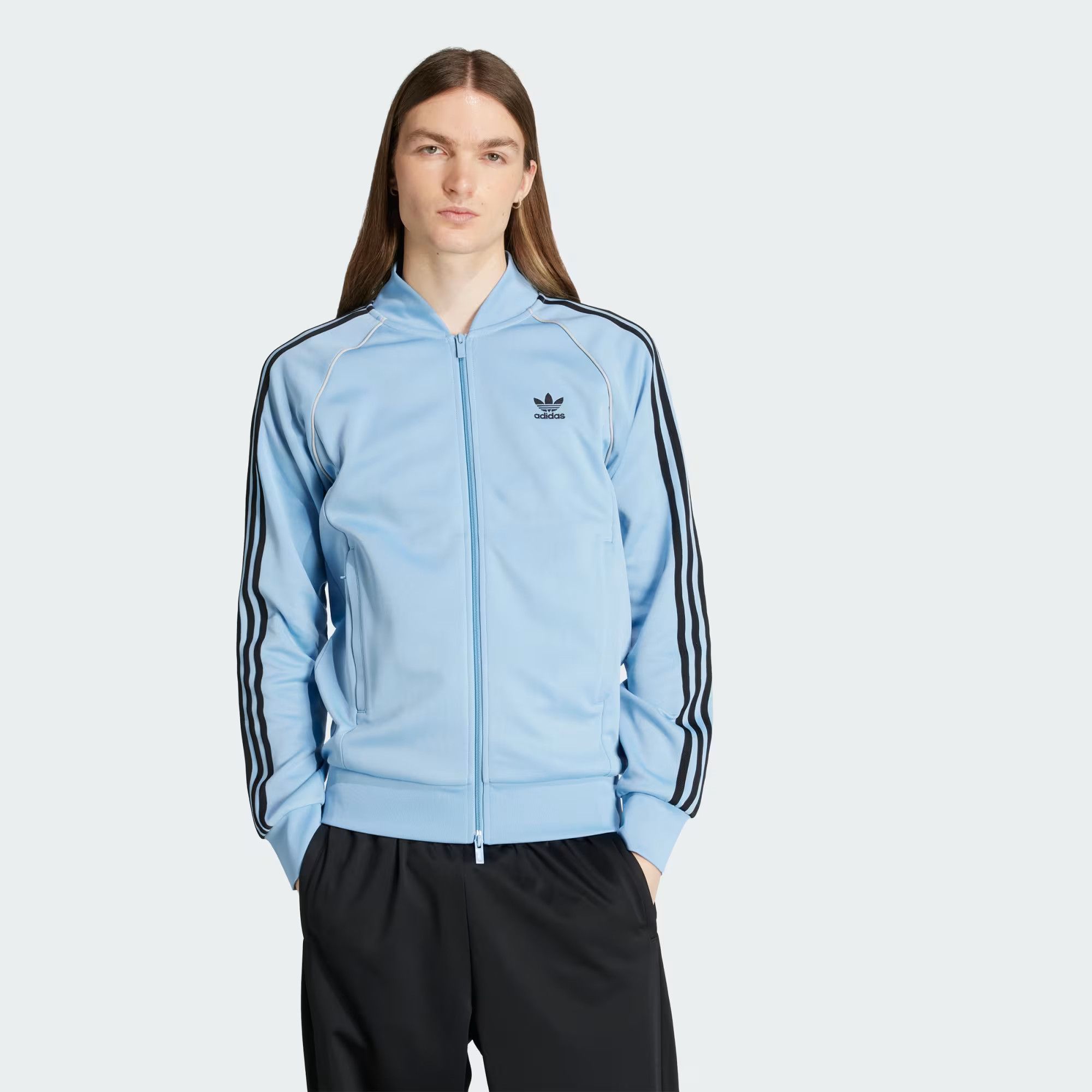 Adidas o1mle0426 Classic Track Jacket in Blue Size US XS / EU 42 / 0 - 2 Thumbnail