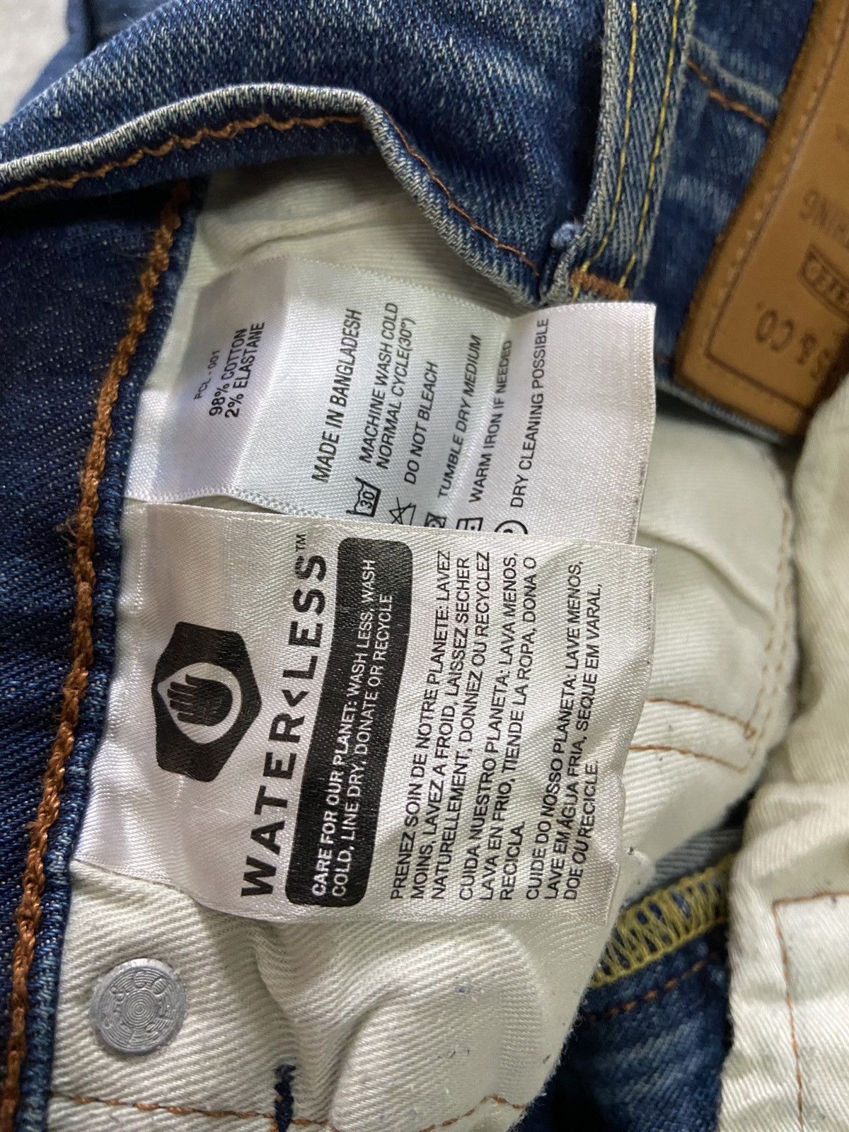 Levi's Vintage Levi’s 511 Big E Selvedge Jeans Size US 34 / EU 50 - 5 Thumbnail