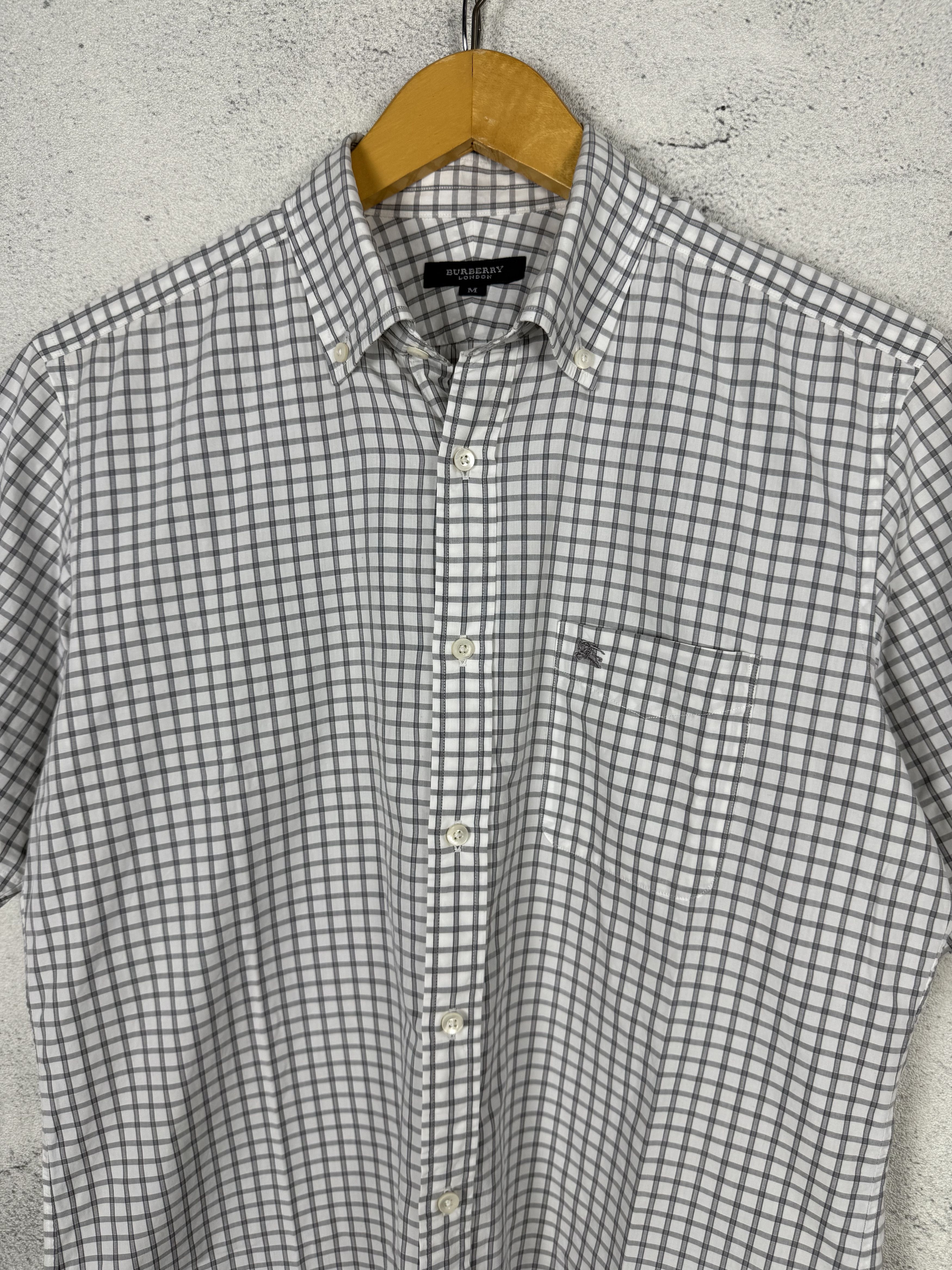 Burberry Vintage Burberry Plaid Gingham Button Down Shirt Size US M / EU 48-50 / 2 - 1 Thumbnail