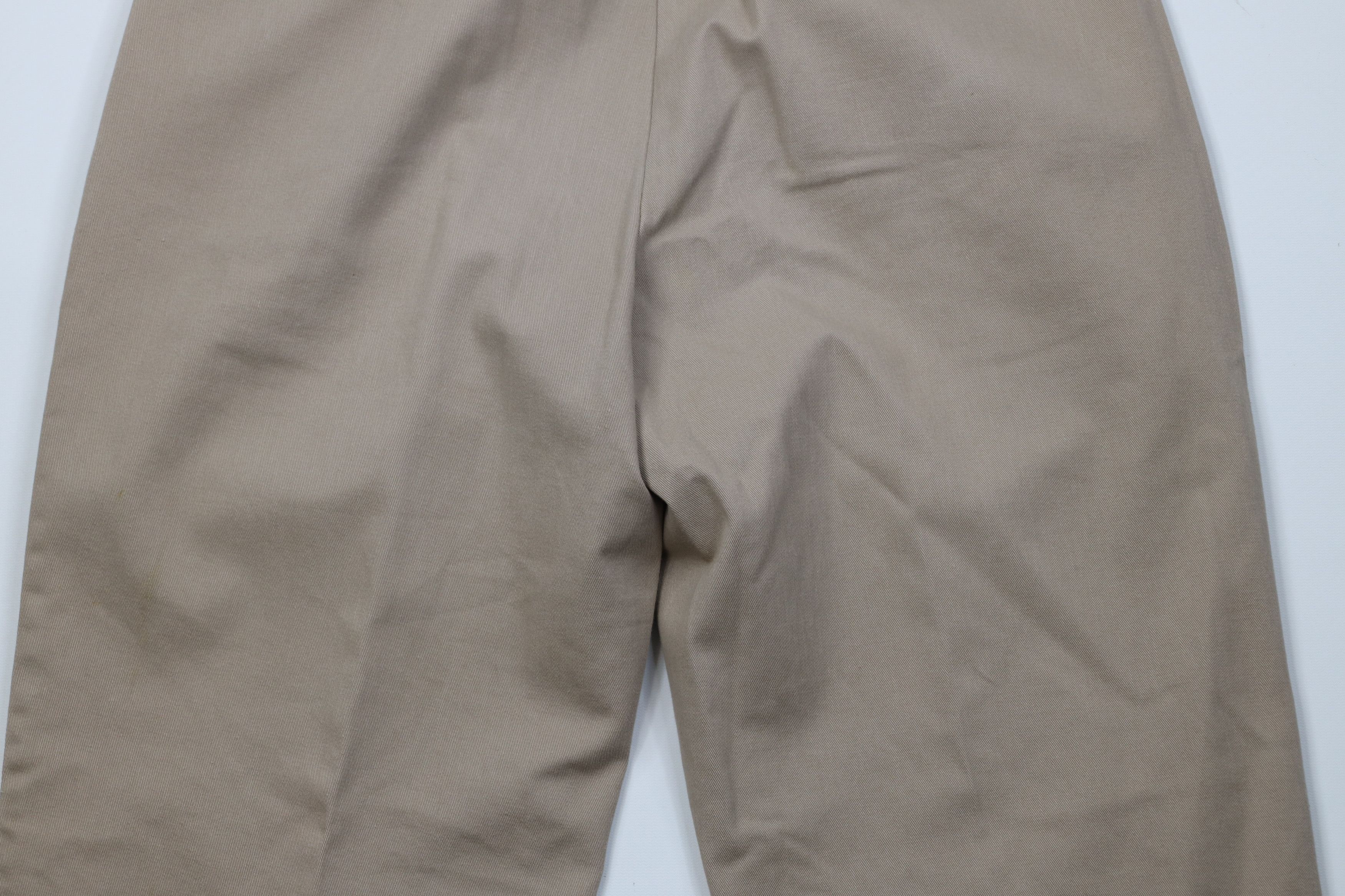 Ralph Lauren Vintage 90s Ralph Lauren Wide Leg Chino Pants Cotton Beige Size US 32 / EU 48 - 13 Thumbnail
