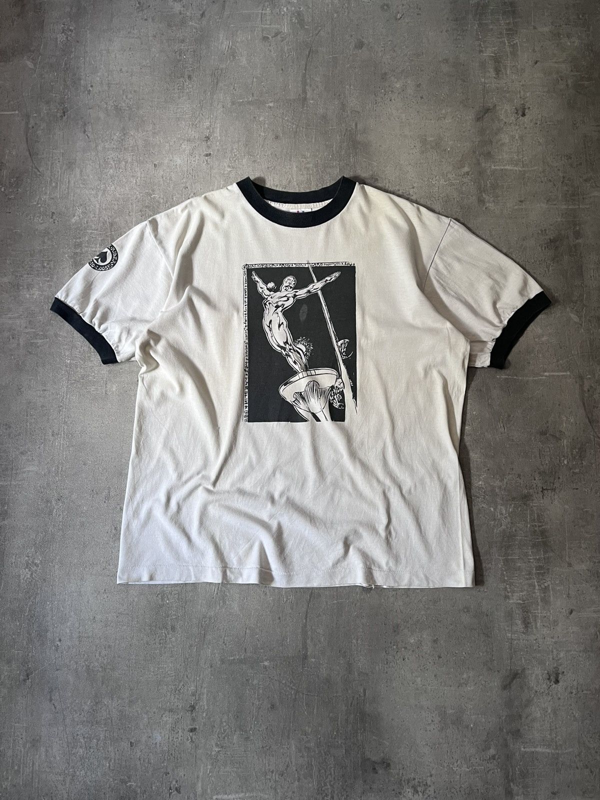 Marvel Comics Marvel Silver Surfer Very Rare T-shirt 90s Size US XL / EU 56 / 4 - 1 Thumbnail