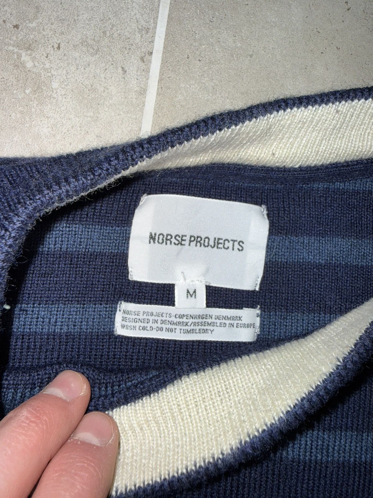 Norse Projects Norse projects knit striped sweater size M Size US M / EU 48-50 / 2 - 3 Thumbnail