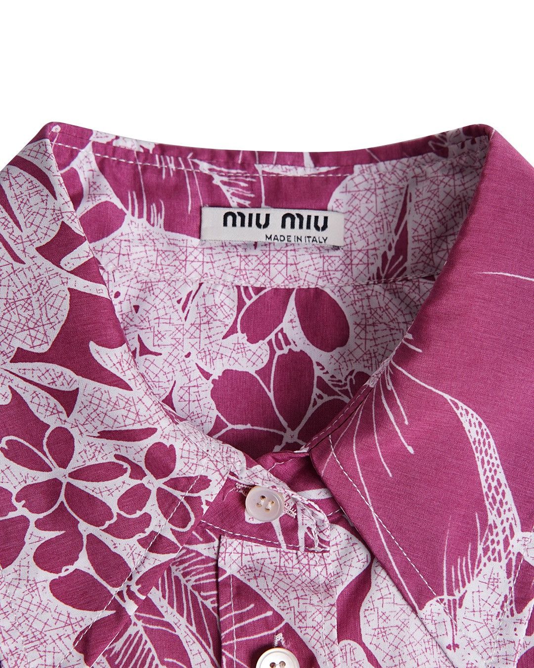 Miu Miu Miu Miu S/S2003 Floral Buttoned Up Top Size M / US 6-8 / IT 42-44 - 4 Thumbnail