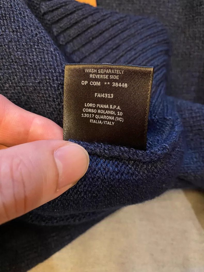 Loro Piana LORO PIANA A thick sheep sweater Size US L / EU 52-54 / 3 - 9 Thumbnail