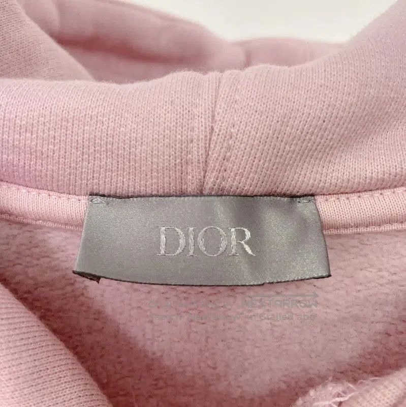 Dior Dior Pink Cotton Long Sleeve Hoodie . Size M / US 6-8 / IT 42-44 - 6 Thumbnail