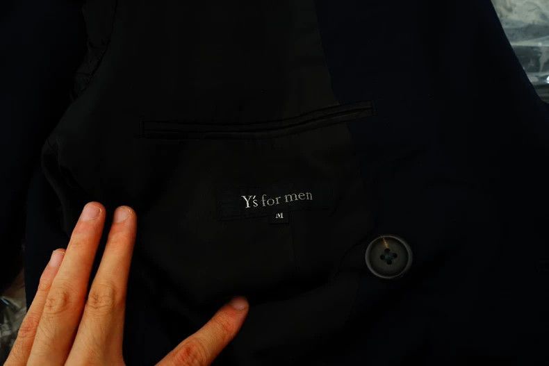 Yohji Yamamoto Yohji Yamamoto Double-Breasted Suit Jacket by Yohji Yamamo Size US M / EU 48-50 / 2 - 7 Thumbnail