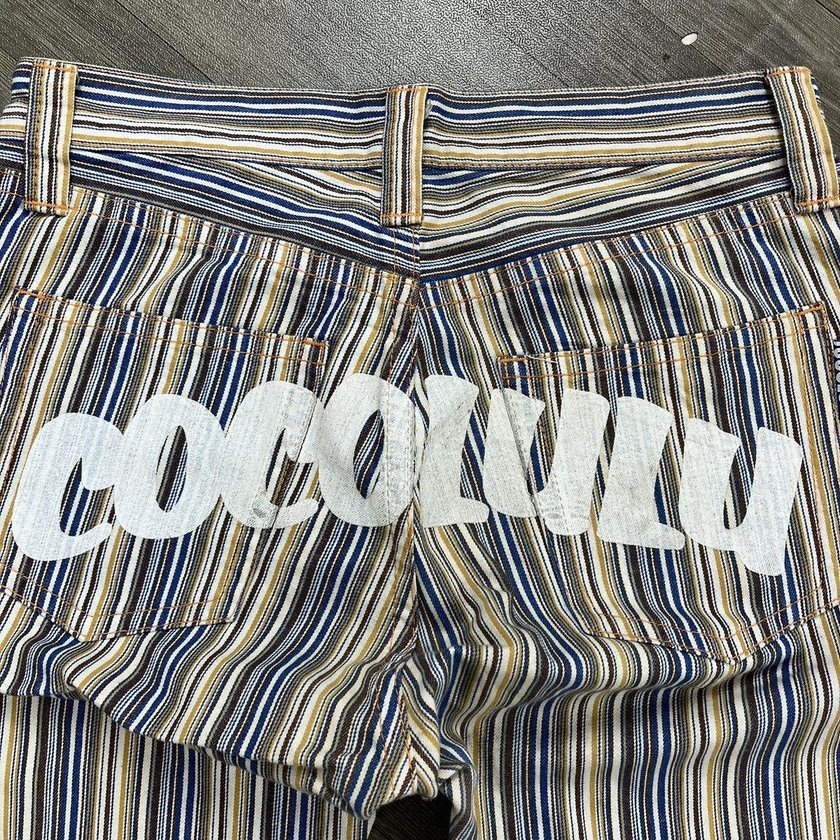 Japanese Brand 2000s Japanese Cocolulu Printed Striped Pants Size US 30 / EU 46 - 4 Thumbnail