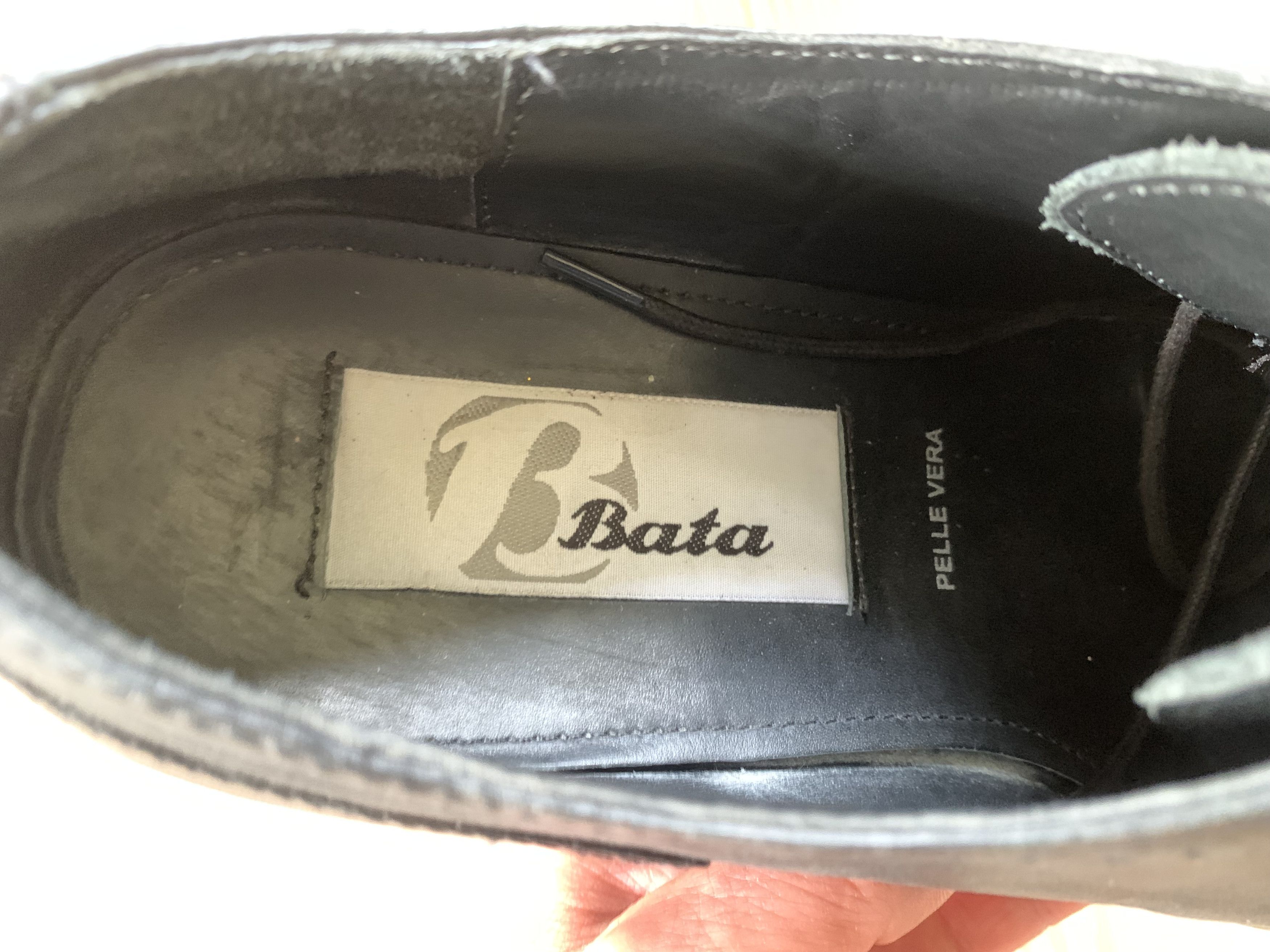 Bata Bata Mens Black Leather Formal Shoes Size US 10 / EU 43 - 10 Thumbnail
