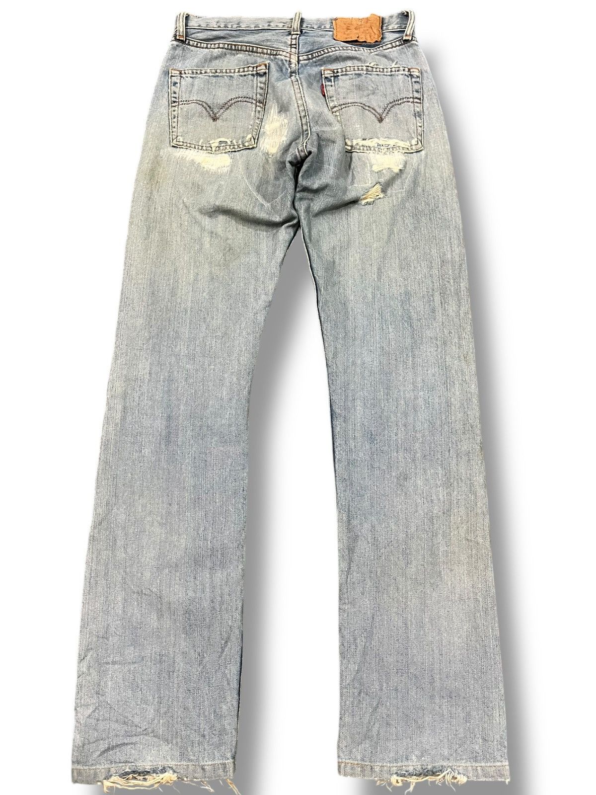 LVC × Levi's × Levi's Vintage Clothing Vintage Levi’s 505 Ripped Grunge Distressed Denim Size US 29 - 5 Thumbnail