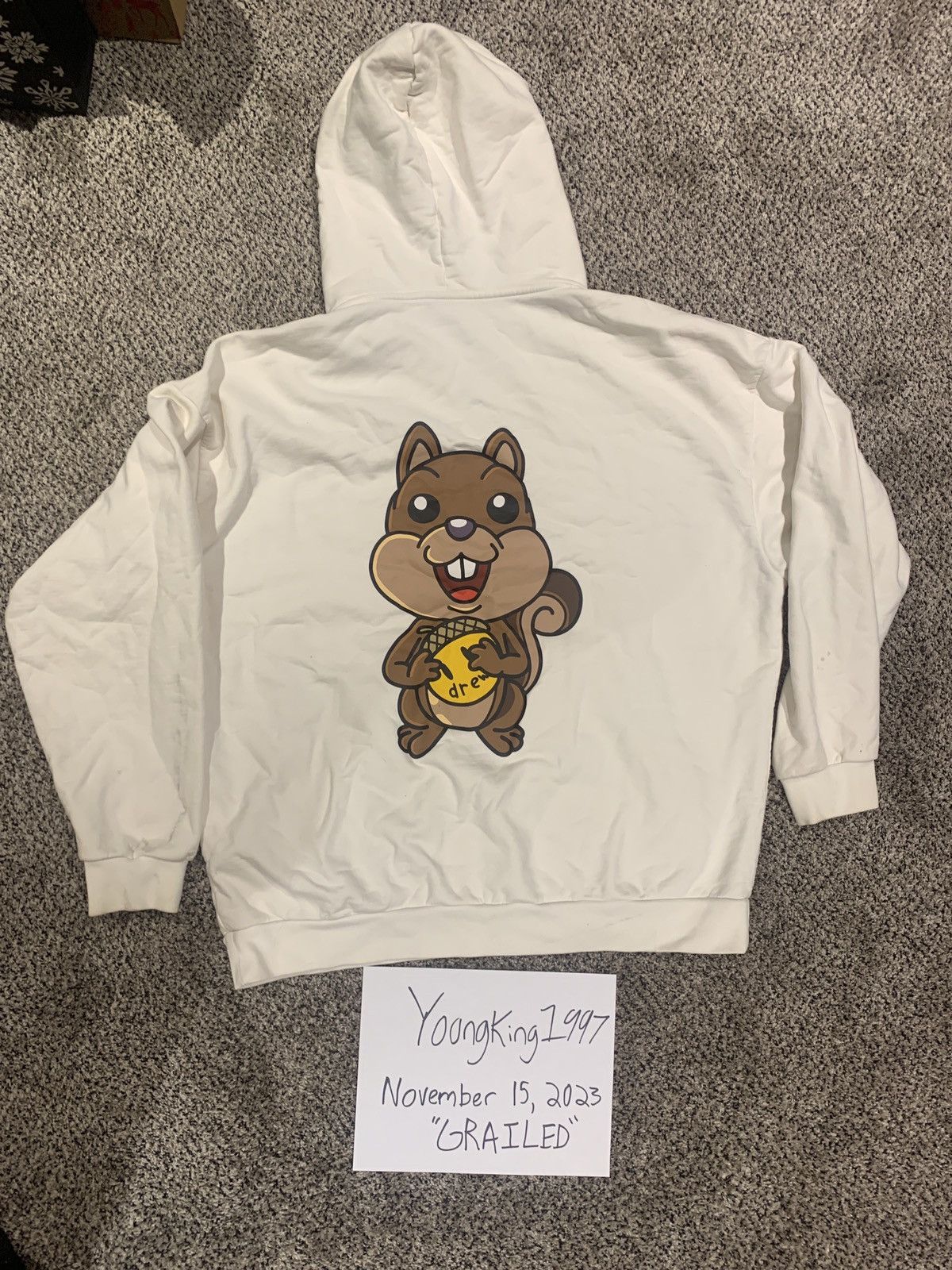 Drew House Drew House Squirrel Zip Up Hoodie Grailed