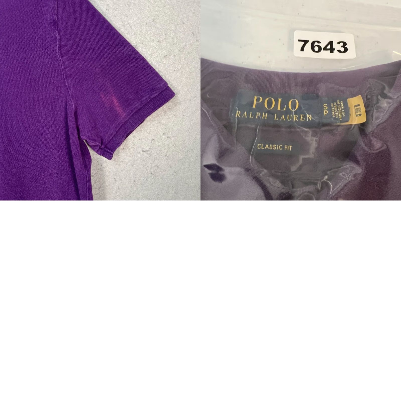 Polo Ralph Lauren Polo Ralph Lauren Mens Small Size Classic Fit Purple Shirt w/ Green Logo Size US S / EU 44-46 / 1 - 8 Thumbnail
