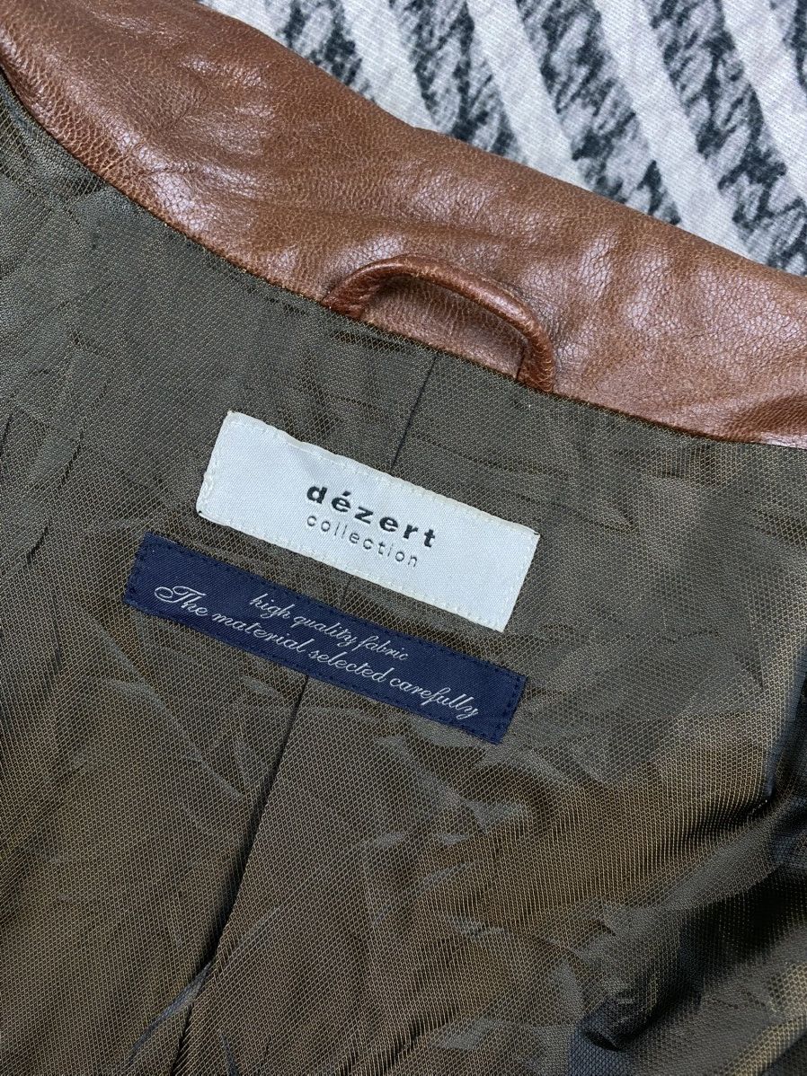 Dezert Vintage Dezert Collection Rare Brown Leather Jacket Size US M / EU 48-50 / 2 - 10 Thumbnail