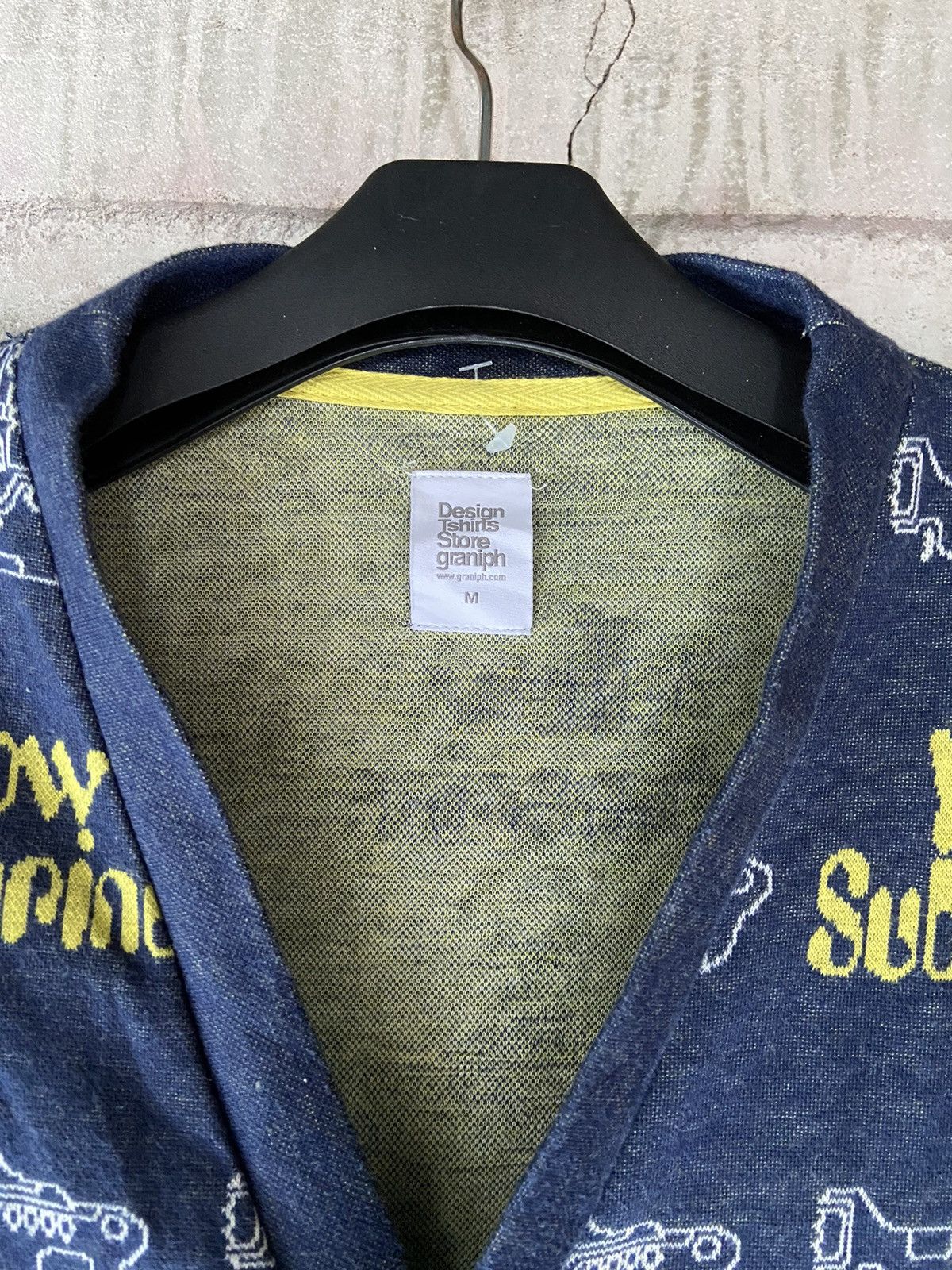 Japanese Brand THE BEATLES KNIT 2 IN 1 SACSNY STRIPED TEE Size US M / EU 48-50 / 2 - 21 Thumbnail