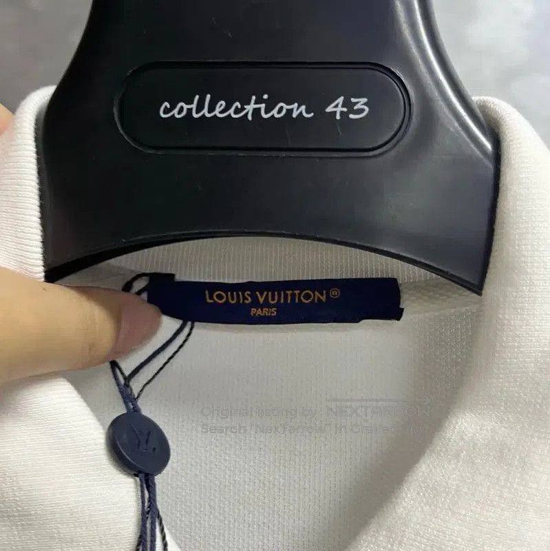 Louis Vuitton Louis Vuitton Men's White Cotton Polo Shirt . Size US M / EU 48-50 / 2 - 4 Thumbnail