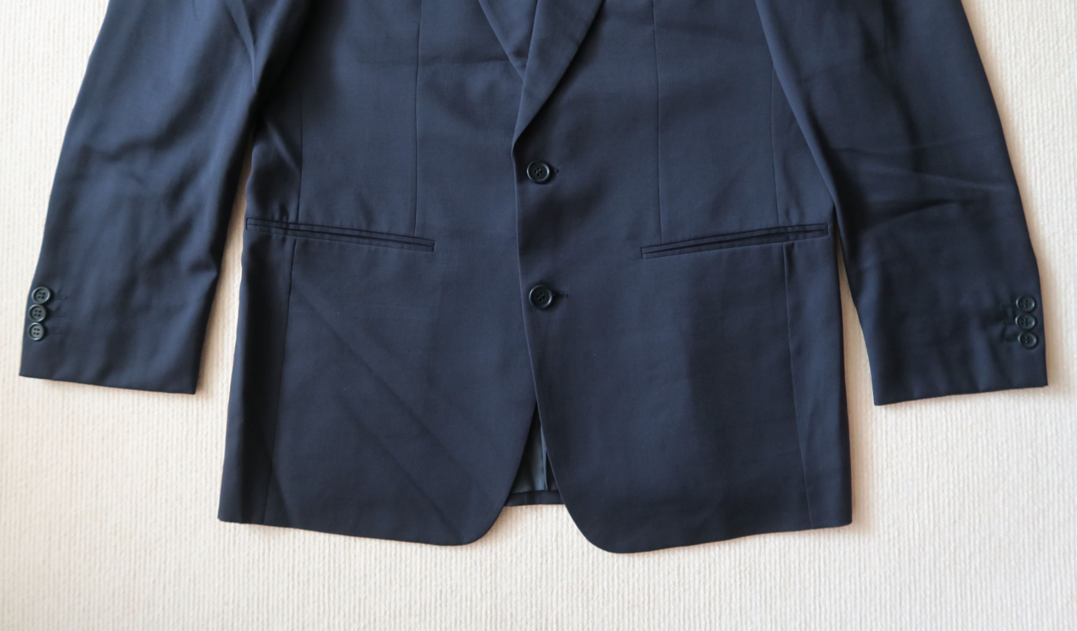 Cerruti 1881 Cerruti 1881 Italy Tailored Navy Suit Jacket / Blazer Size 48R - 4 Thumbnail