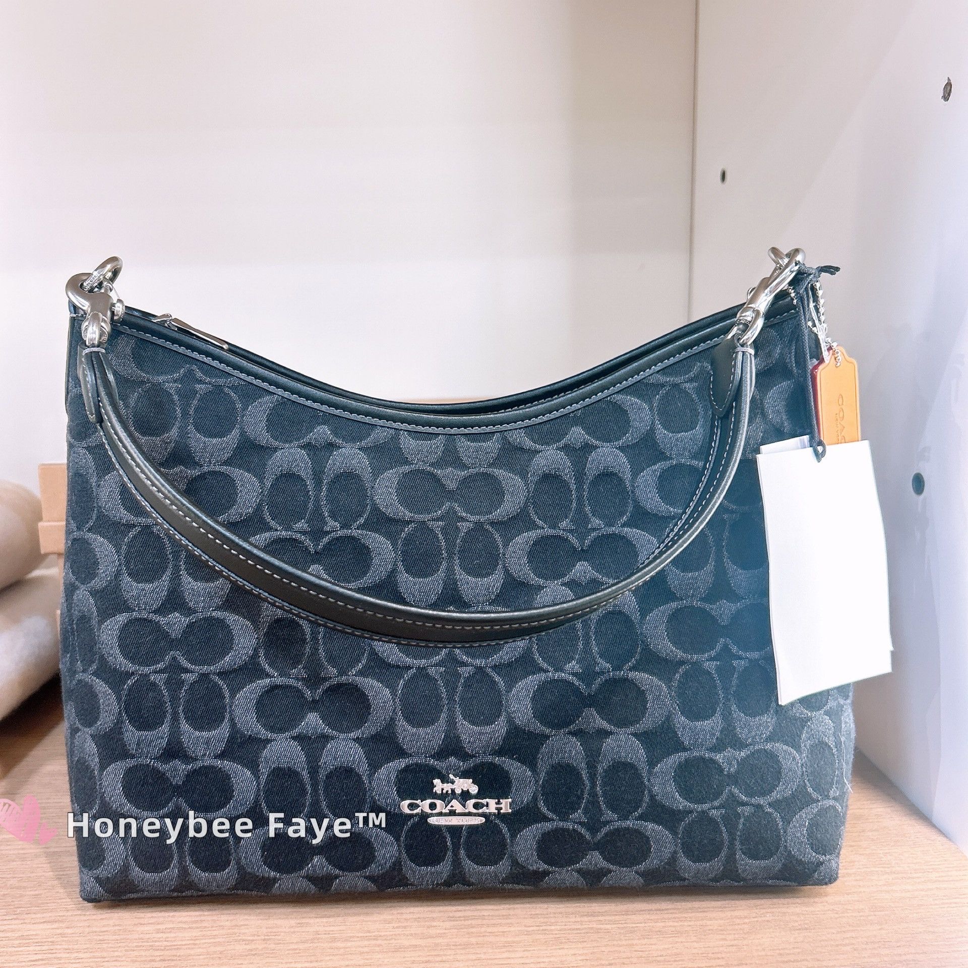 Coach Eliza Shoulder Bag In Signature Denim CAK45 | Grailed
