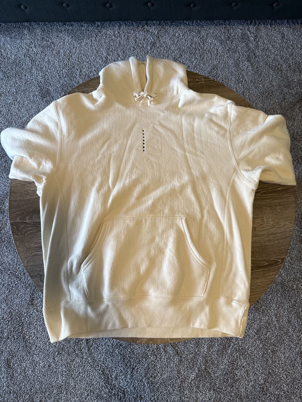 Supreme Supreme Micro Logo Hoodie MEDIUM Size US M / EU 48-50 / 2 - 5 Thumbnail