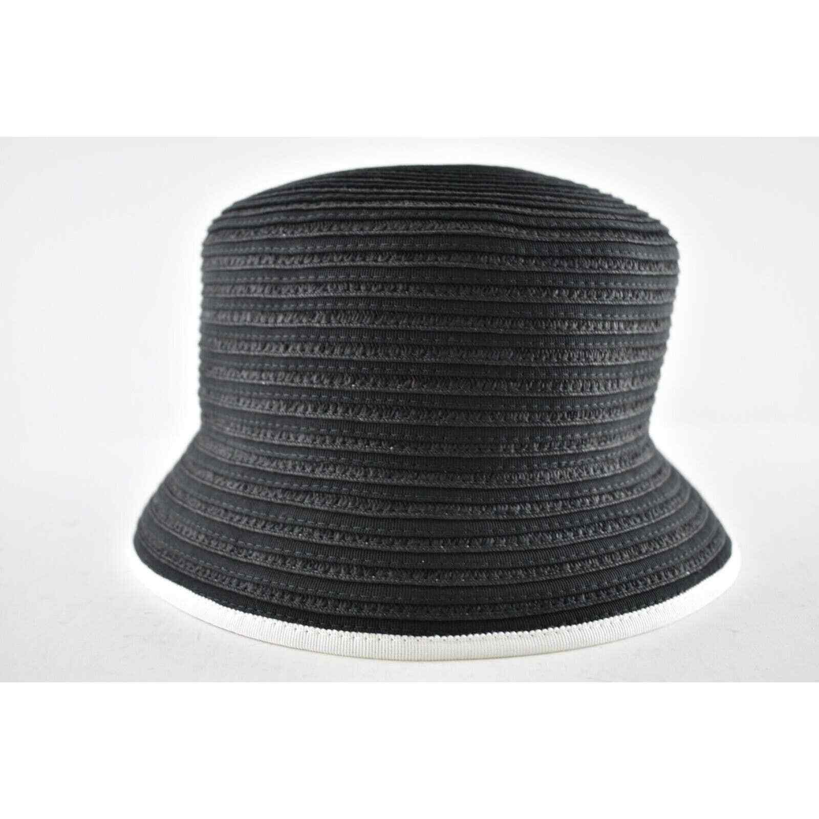 Chanel Chanel Raffia CC Crochet Logo Sun Cloche Bucket Hat Small S Size ONE SIZE - 5 Thumbnail