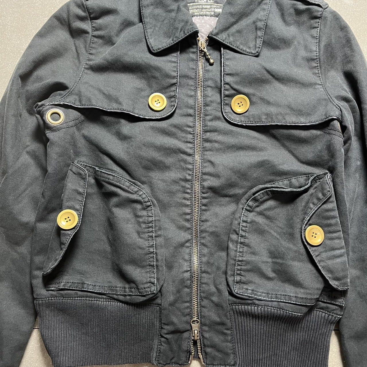 Japanese Brand × Le Grande Bleu (L.G.B.) Power To The People Japanese Brand Multi Pocket Jacket Size US M / EU 48-50 / 2 - 3 Thumbnail