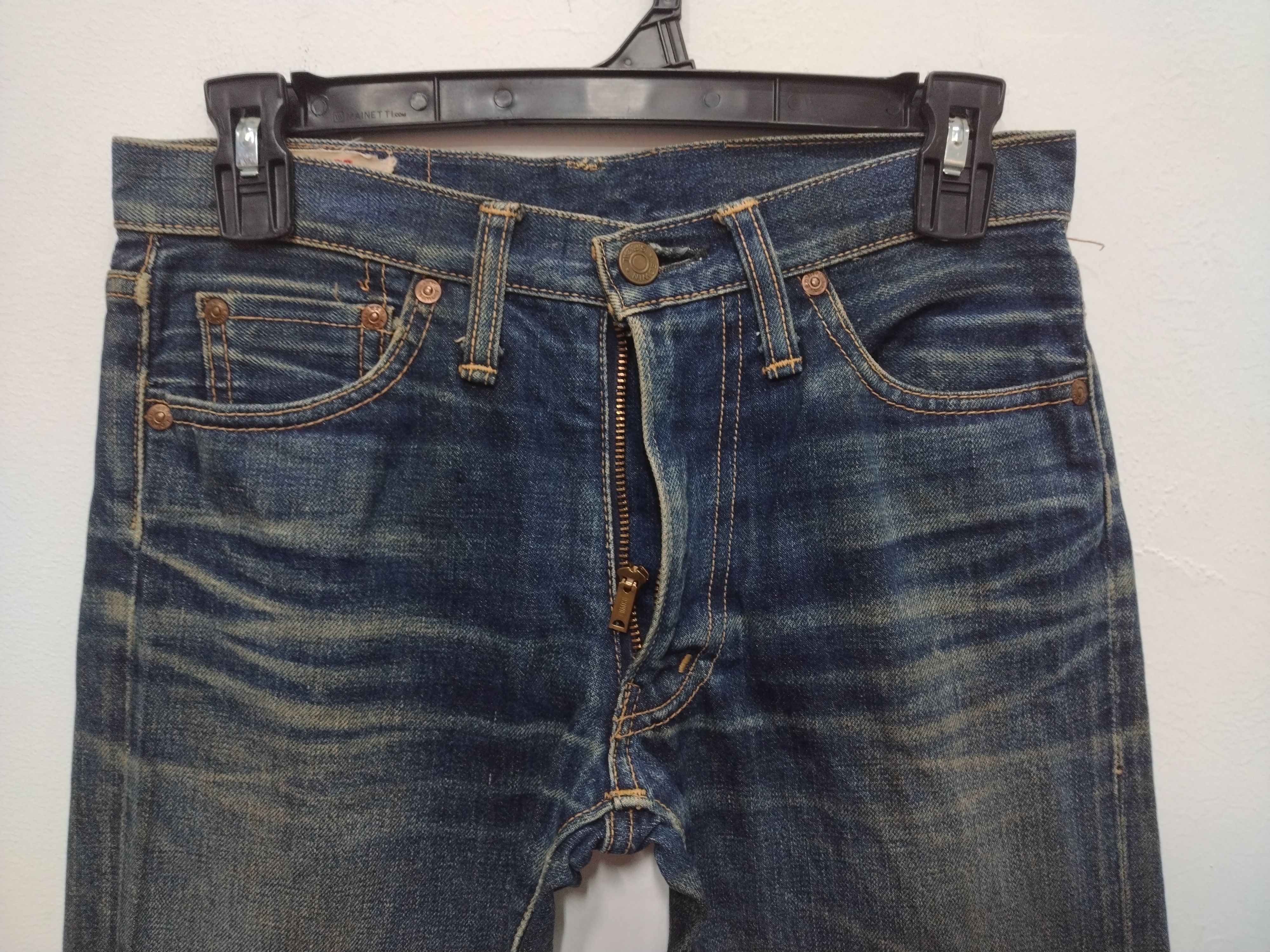 Edwin Vintage 70/80's Edwin Ladies Boot Cut Flared Denim Jeans🎉 Size 28" / US 6 / IT 42 - 4 Thumbnail