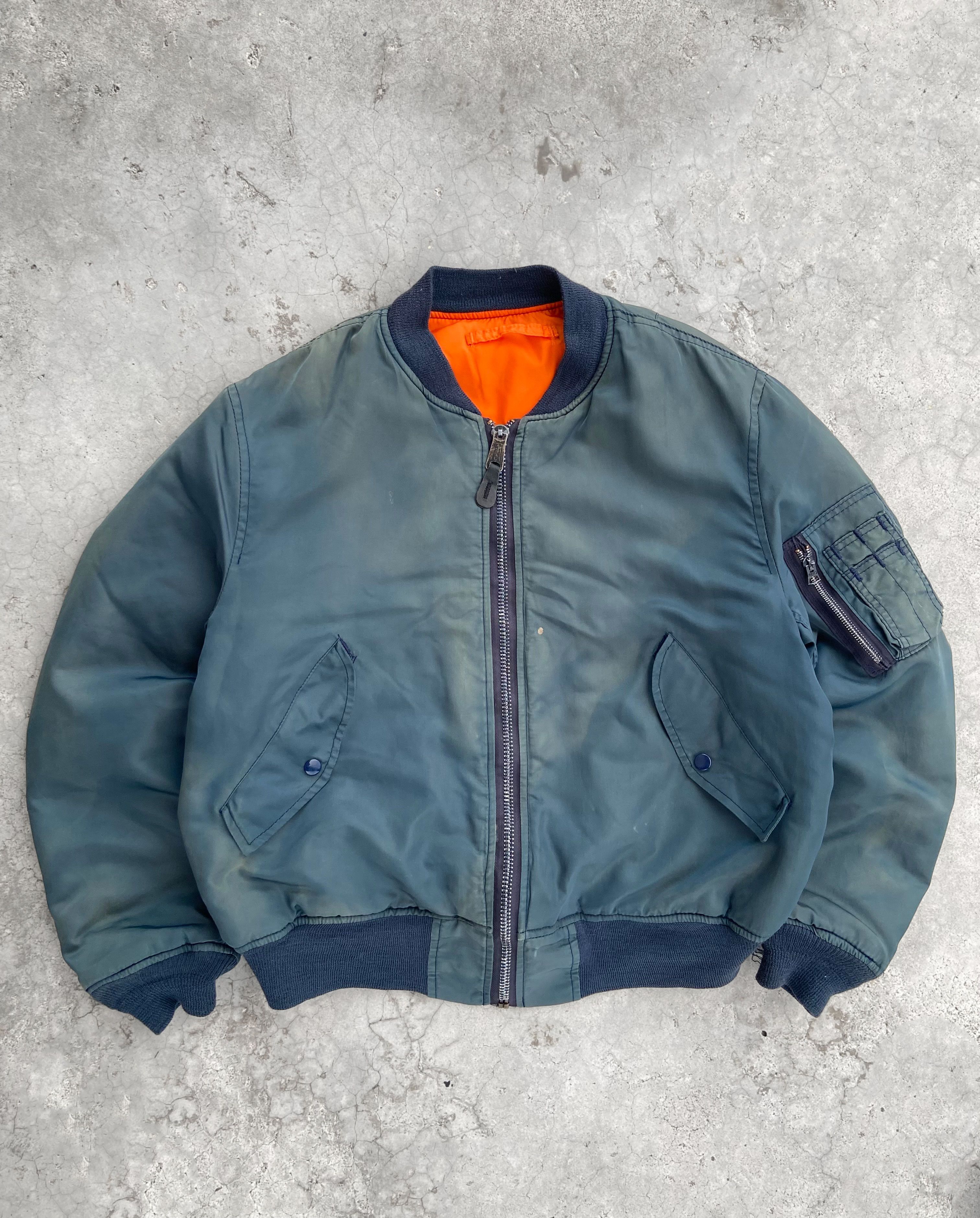 Other Faded Reversible Ma-1 Bomber Jacket Size US M / EU 48-50 / 2 - 1 Thumbnail
