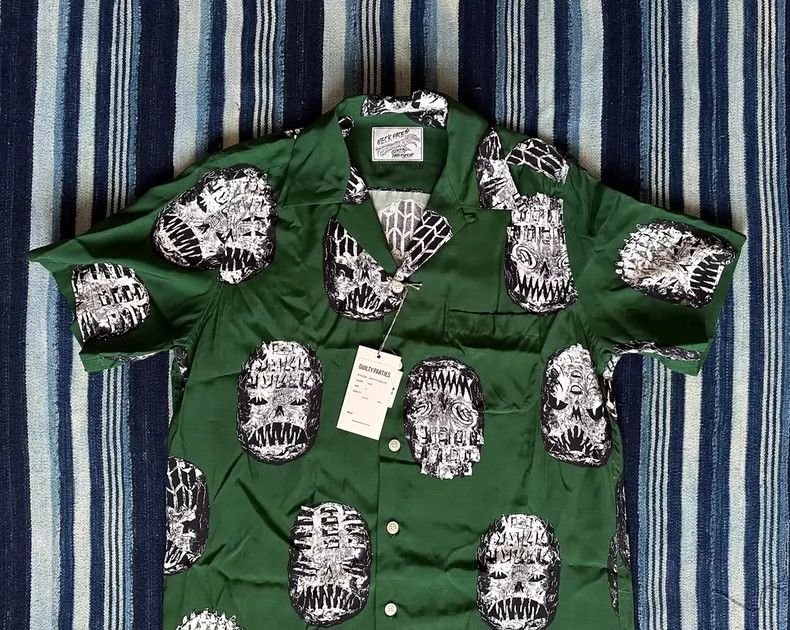 Wacko Maria Wacko maria Main Neck Face Shirt Hawaii Short Sleeve Shirt Size US S / EU 44-46 / 1 - 3 Thumbnail