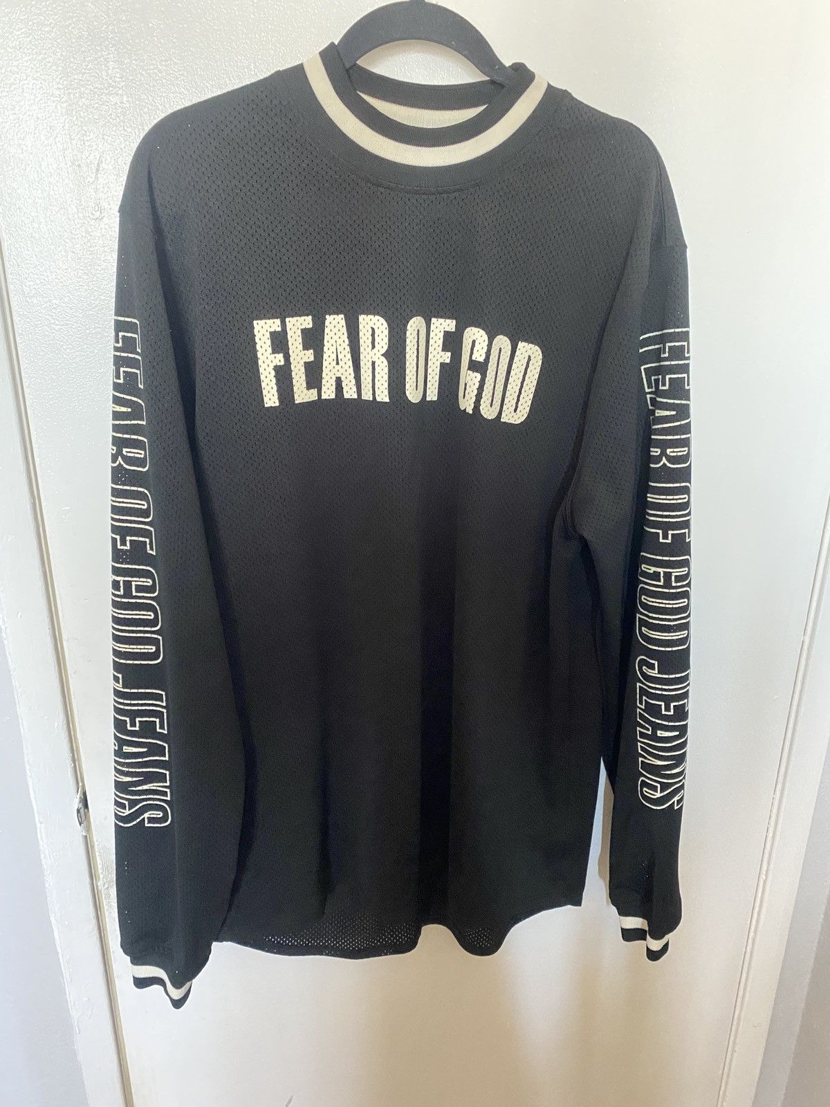 FOG × Fear of God Fear Of God Mesh Motocross Jersey | Grailed