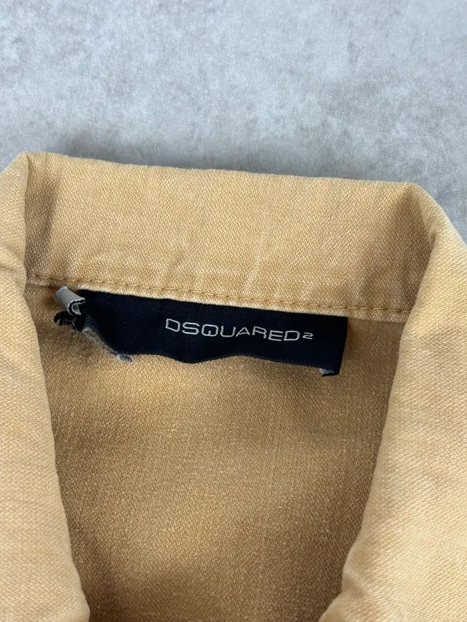 Dsquared2 SS2006 Dsquared2 Beige Trucker Jacket Size US M / EU 48-50 / 2 - 14 Thumbnail