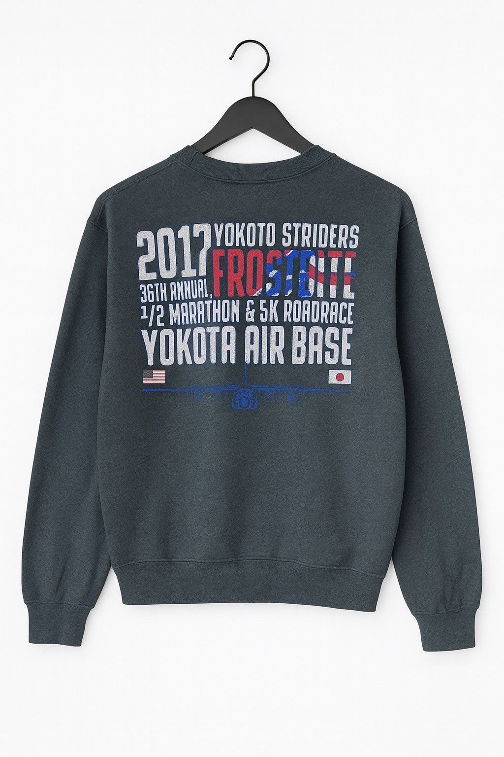 Vintage Yokota Striders Frostbite Run 2017 Sweatshirt – Gildan Heavy Size US S / EU 44-46 / 1 - 1 Thumbnail