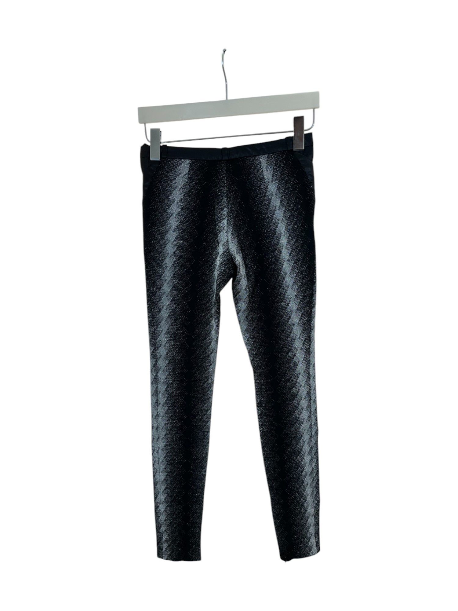 Gucci Gucci By Tom Ford Black And Silver Tight Pants Size 27" / US 4 / IT 40 - 2 Thumbnail