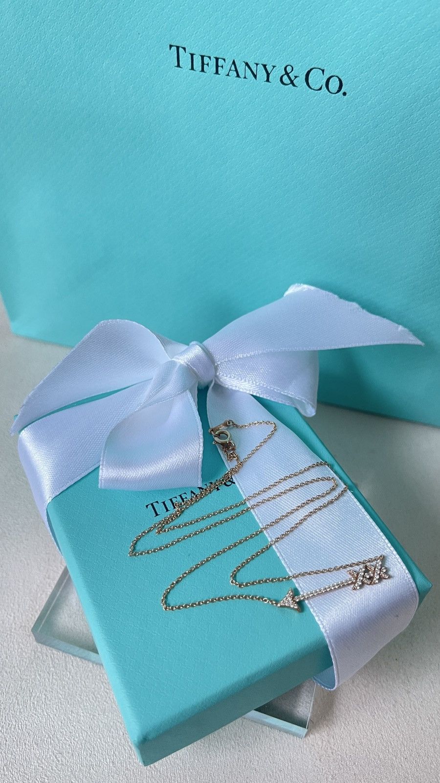 Tiffany & Co. Tiffany & Co Paloma Picasso RG Arrow Pendant 18” NEW $5,500 Size ONE SIZE - 10 Thumbnail