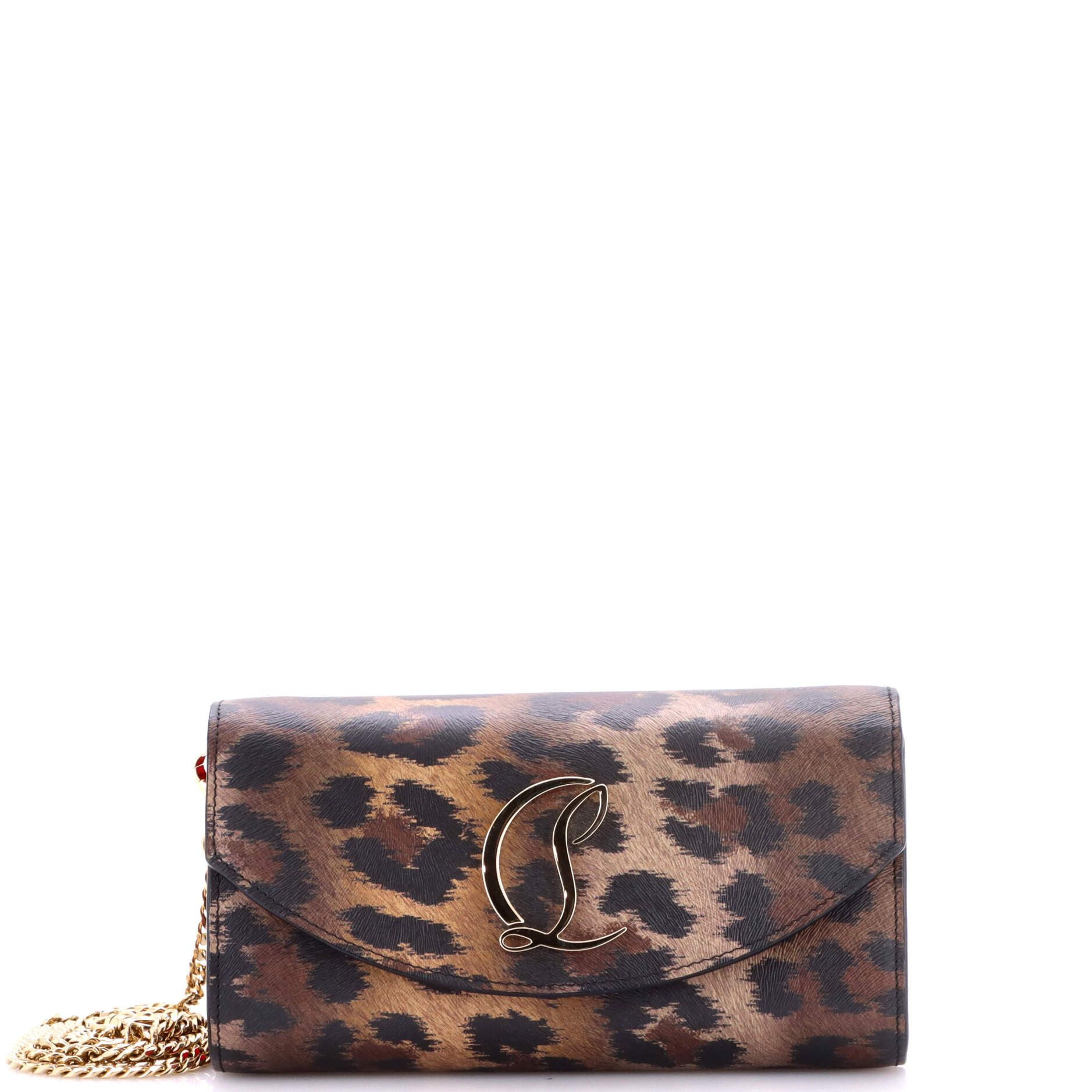 Christian Louboutin Loubi54 Chain Clutch Size ONE SIZE - 1 Thumbnail