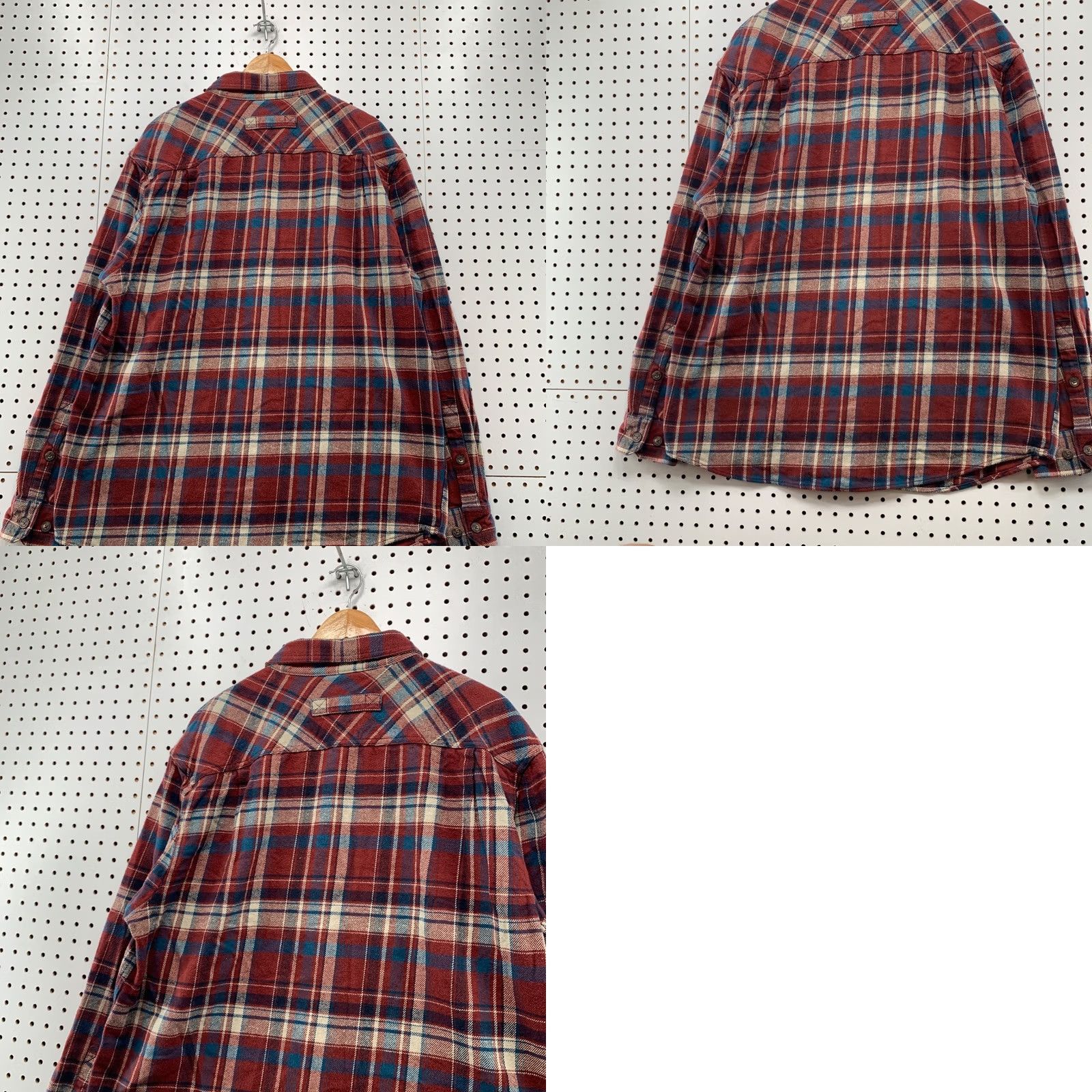 Vintage Duluth Shirt Mens LT Red Heavyweight Flannel Button Shacket Size US L / EU 52-54 / 3 - 10 Thumbnail