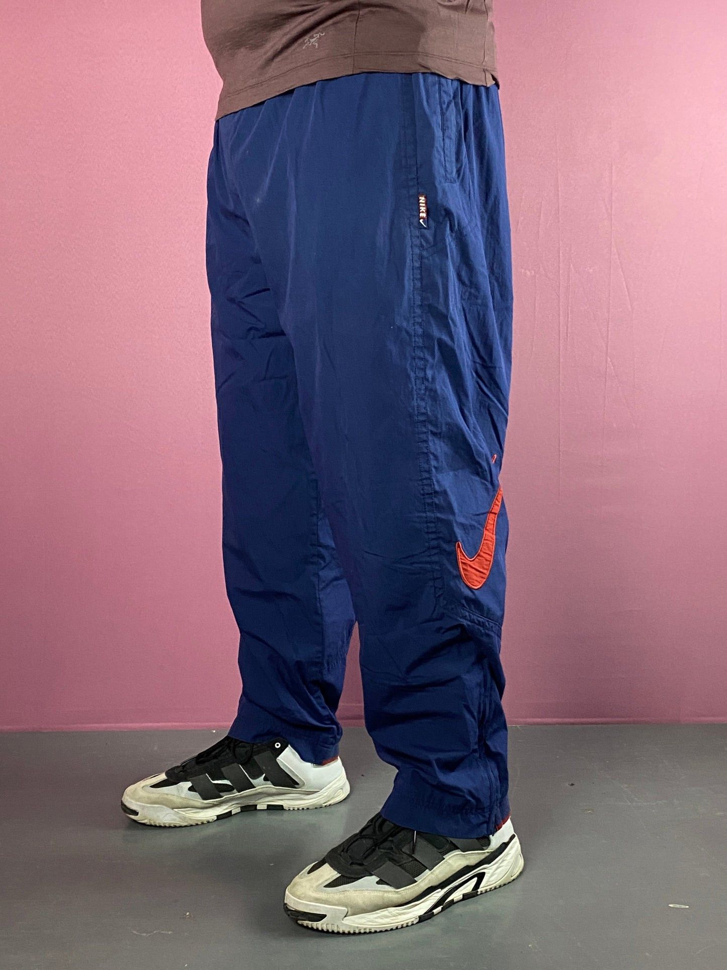 Nike 90s Nike Big Swoosh Vintage Men's Track Pants - XXL Size US 42 / EU 58 - 1 Thumbnail