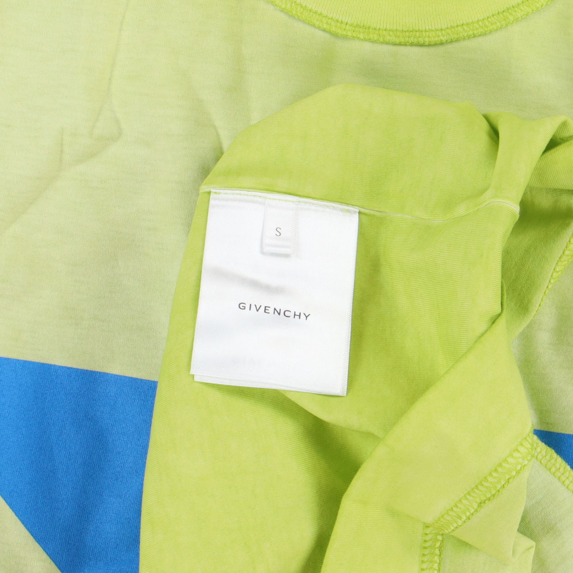(B).Stroy × Givenchy Green Inside Out Global Peace Logo Oversized T-Shirt Size US S / EU 44-46 / 1 - 6 Thumbnail
