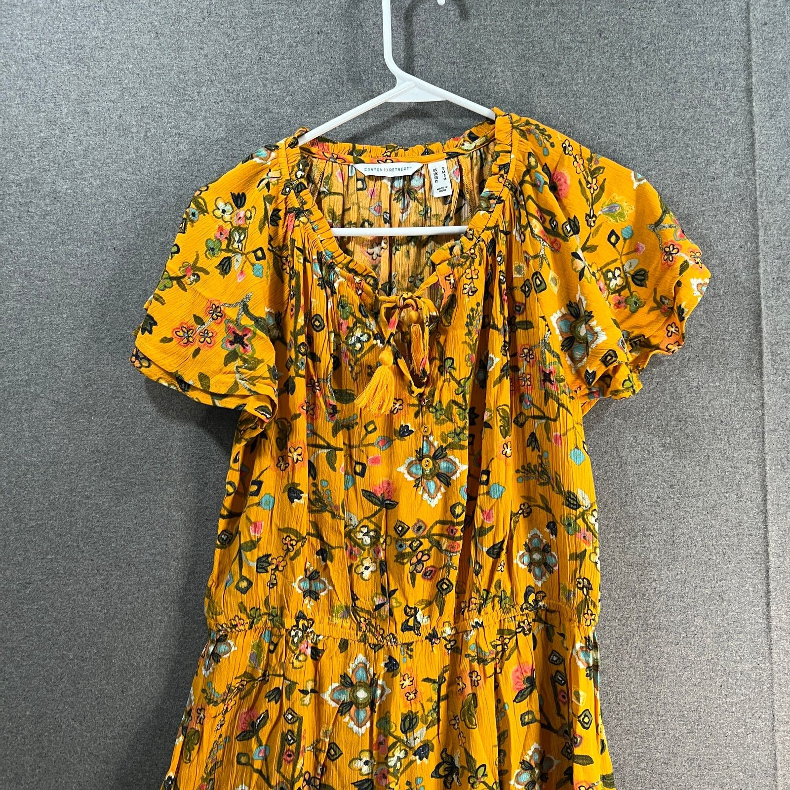 Other Canyon Retreat Regular Flutter Sleeve Dress w/ Tassel Size S / US 4 / IT 40 - 4 Thumbnail