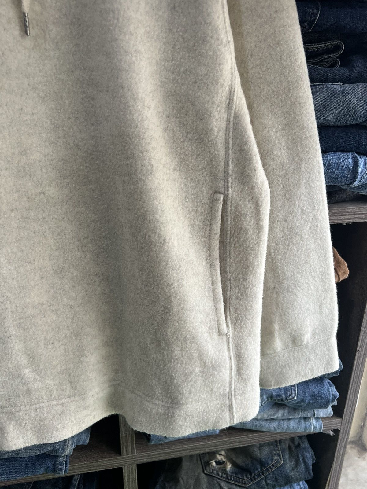 Lemaire × Uniqlo 🔥Uniqlo U Lemaire Mohair Pullover Hoodie Size US L / EU 52-54 / 3 - 8 Thumbnail