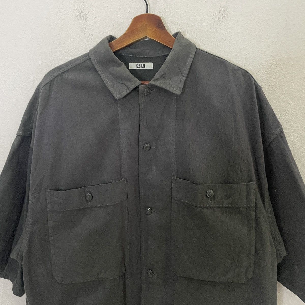 Lemaire × Uniqlo Vintage Uniqlo X Lemaire Short Sleeve Jacket Size US L / EU 52-54 / 3 - 4 Thumbnail