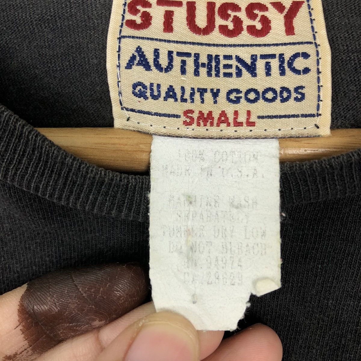Stussy 🔥VINTAGE 90’s STUSSY BIG LOGO SHORT SLEEVE T-SHIRT Size US S / EU 44-46 / 1 - 9 Thumbnail