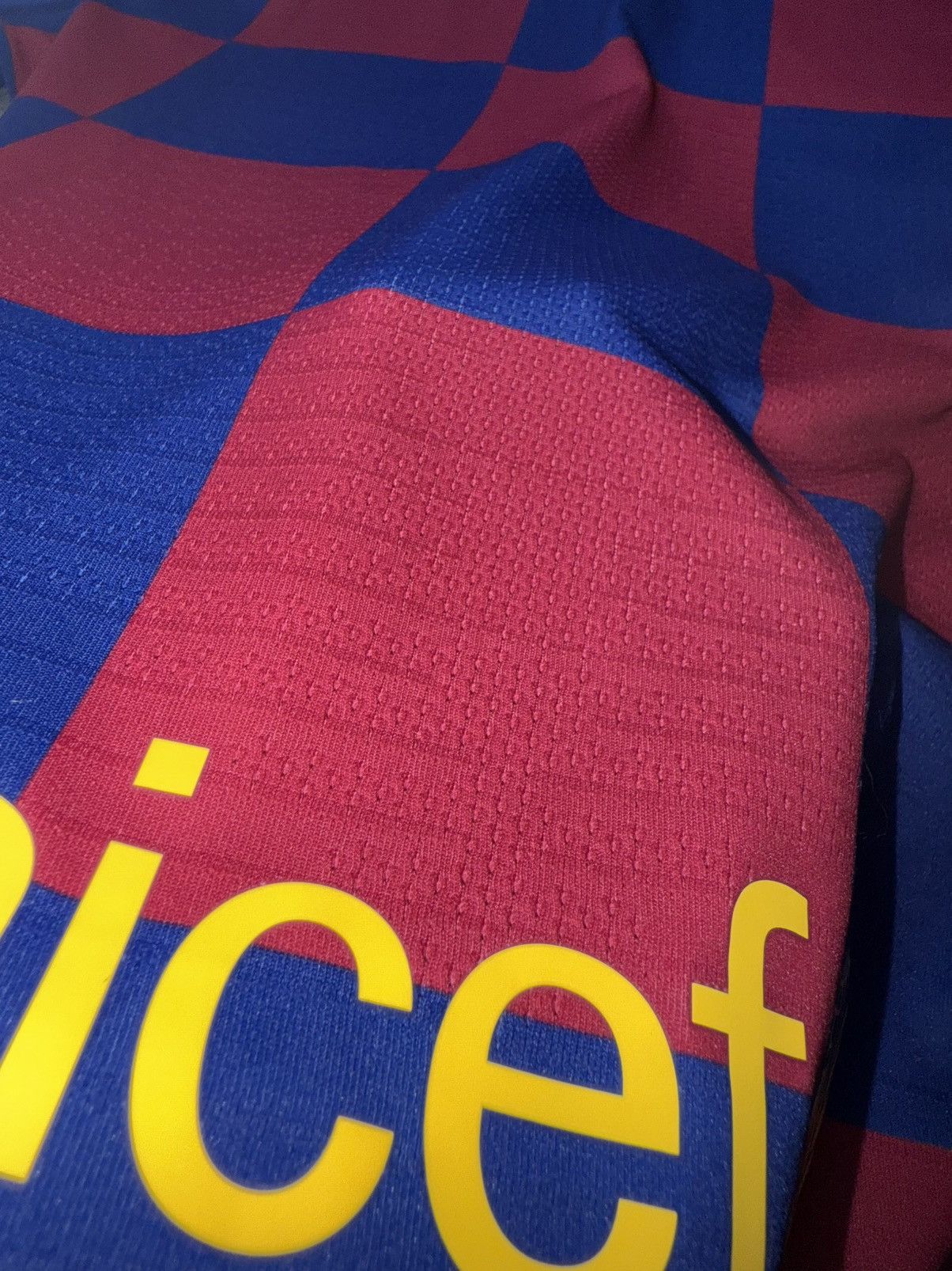 Nike Nike FC Barcelona 2019/20 Home Player Issue Soccer Jersey Size US M / EU 48-50 / 2 - 9 Thumbnail