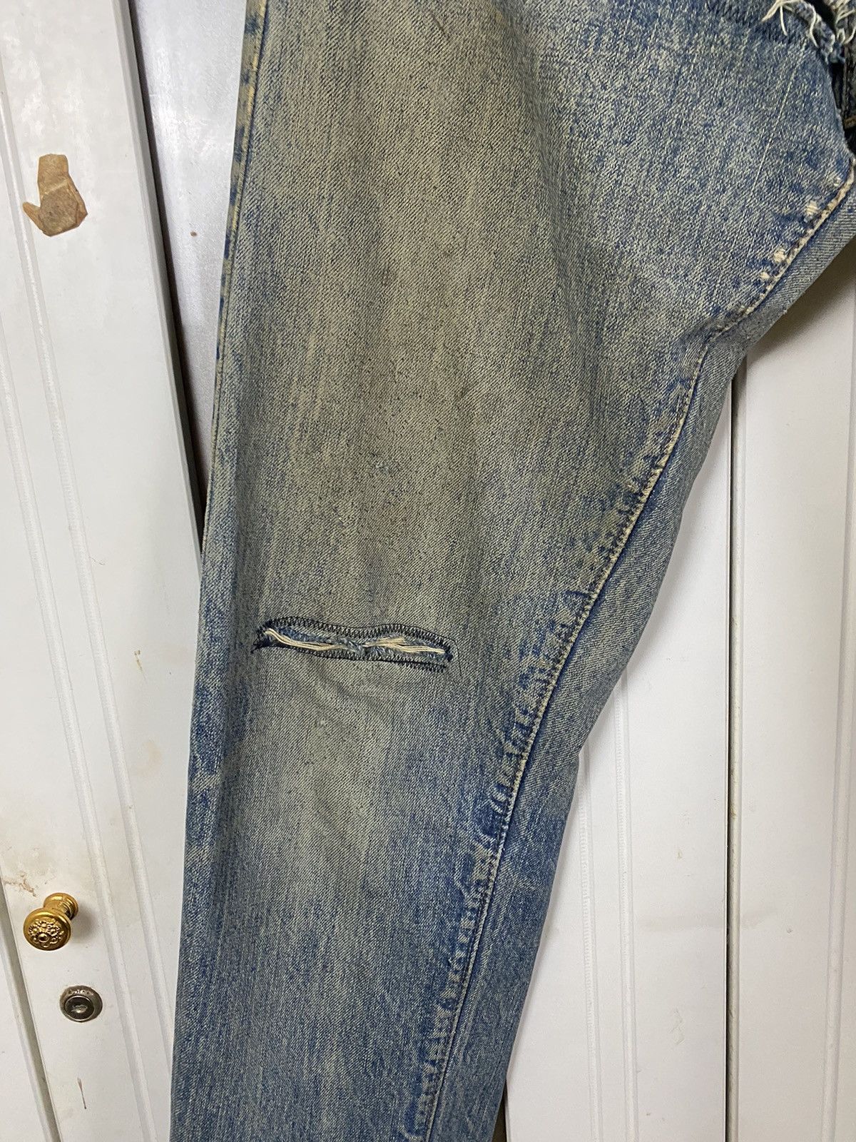 Levi's × Vintage VTG Levis 70s 505 Red Tab Jeans Distressed Size US 31 - 9 Thumbnail