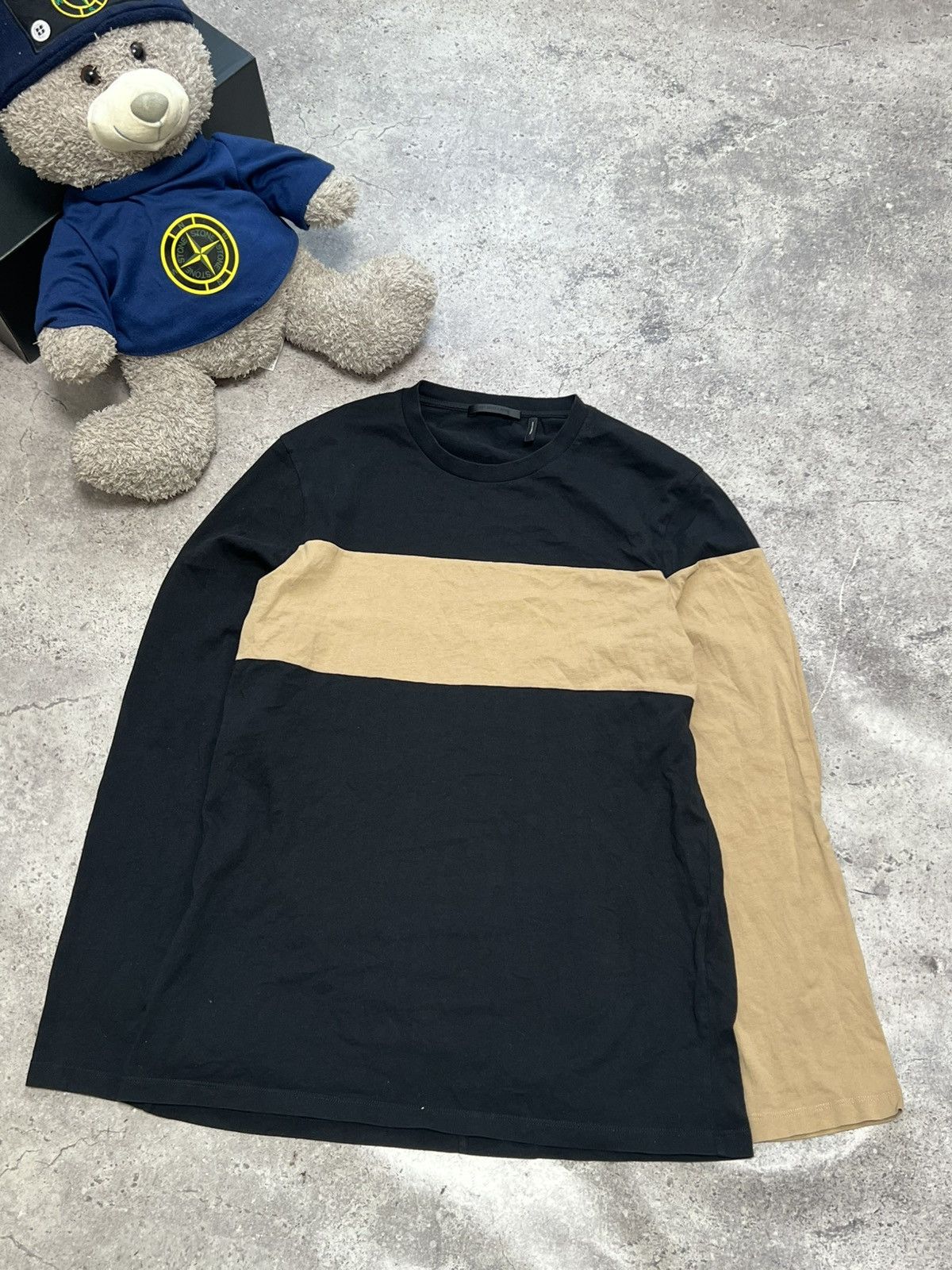 Helmut Lang 2018 Rare Logo Helmut Lang Spellout Tubular Longsleeve Size US L / EU 52-54 / 3 - 6 Thumbnail