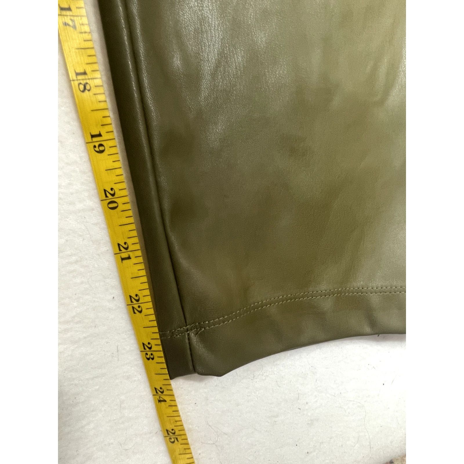 Other Who What Wear Women's Faux Paperbag Leather Pants - Size 6 Size 28" / US 6 / IT 42 - 9 Thumbnail